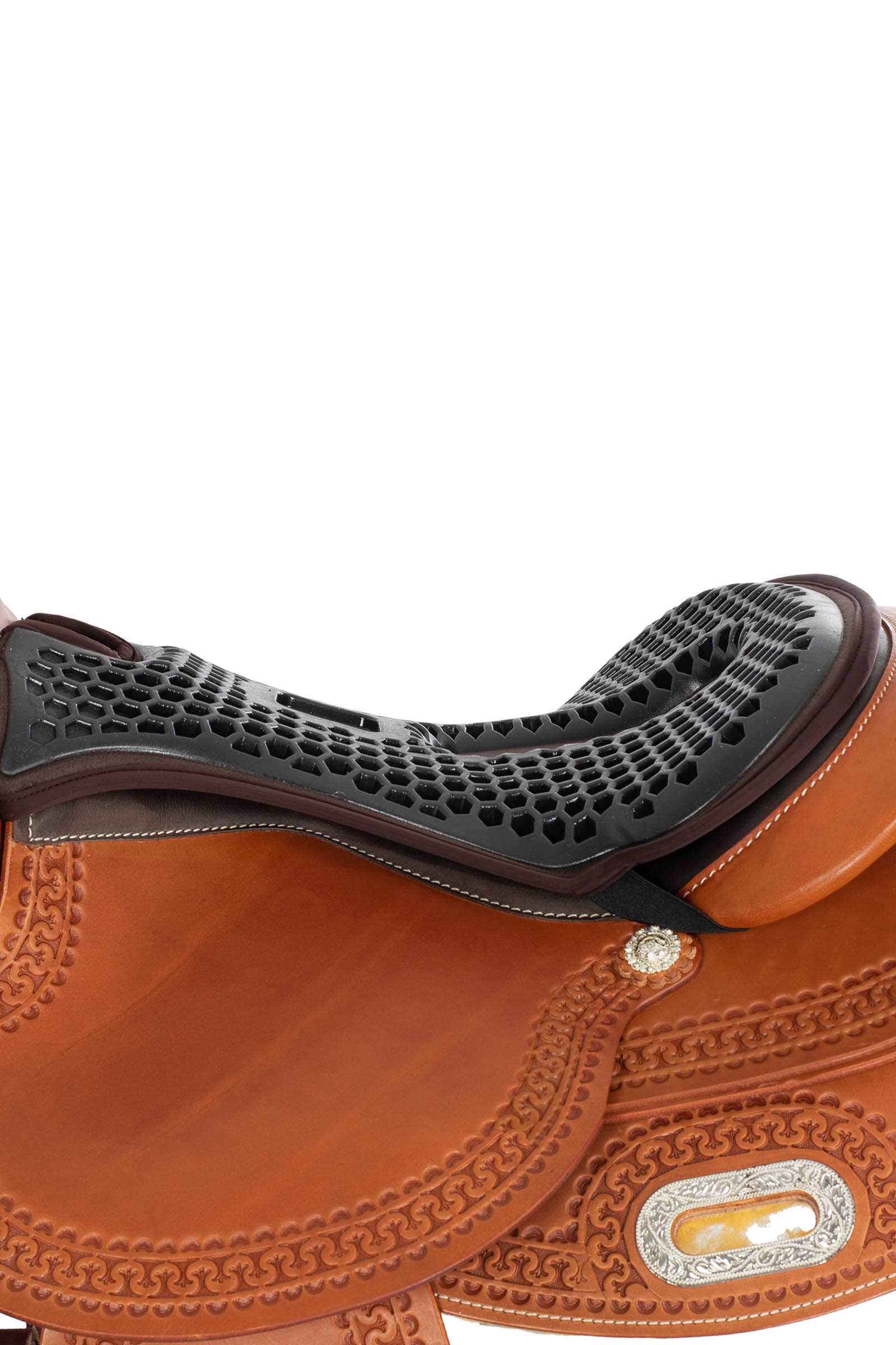 Acavallo Ortho-Coccyx nakładka na siodło westernowe Hexa Gel-Out Dri-Lex, 20 mm  