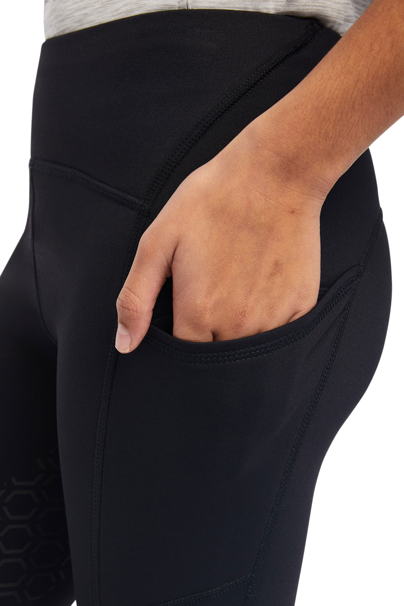 Ariat Venture Thermal Dziecięce termiczne legginsy jeździeckie z p&oacute;łgripem