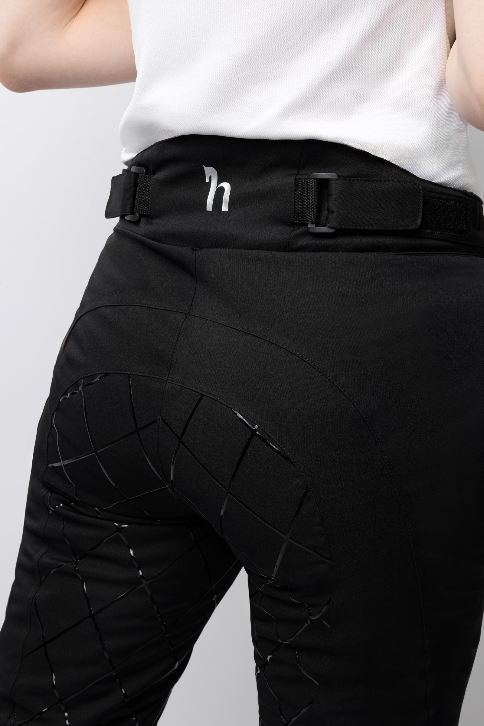 Bryczesy damskie z silikonowym lejem, z wypełnieniem Horze Adeline