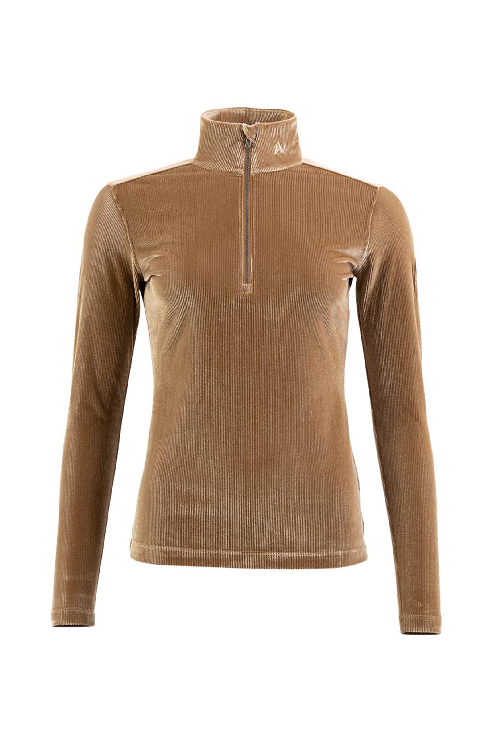 Glamour Beige ANKY Jubilee Damska Koszula, Długi Rękaw