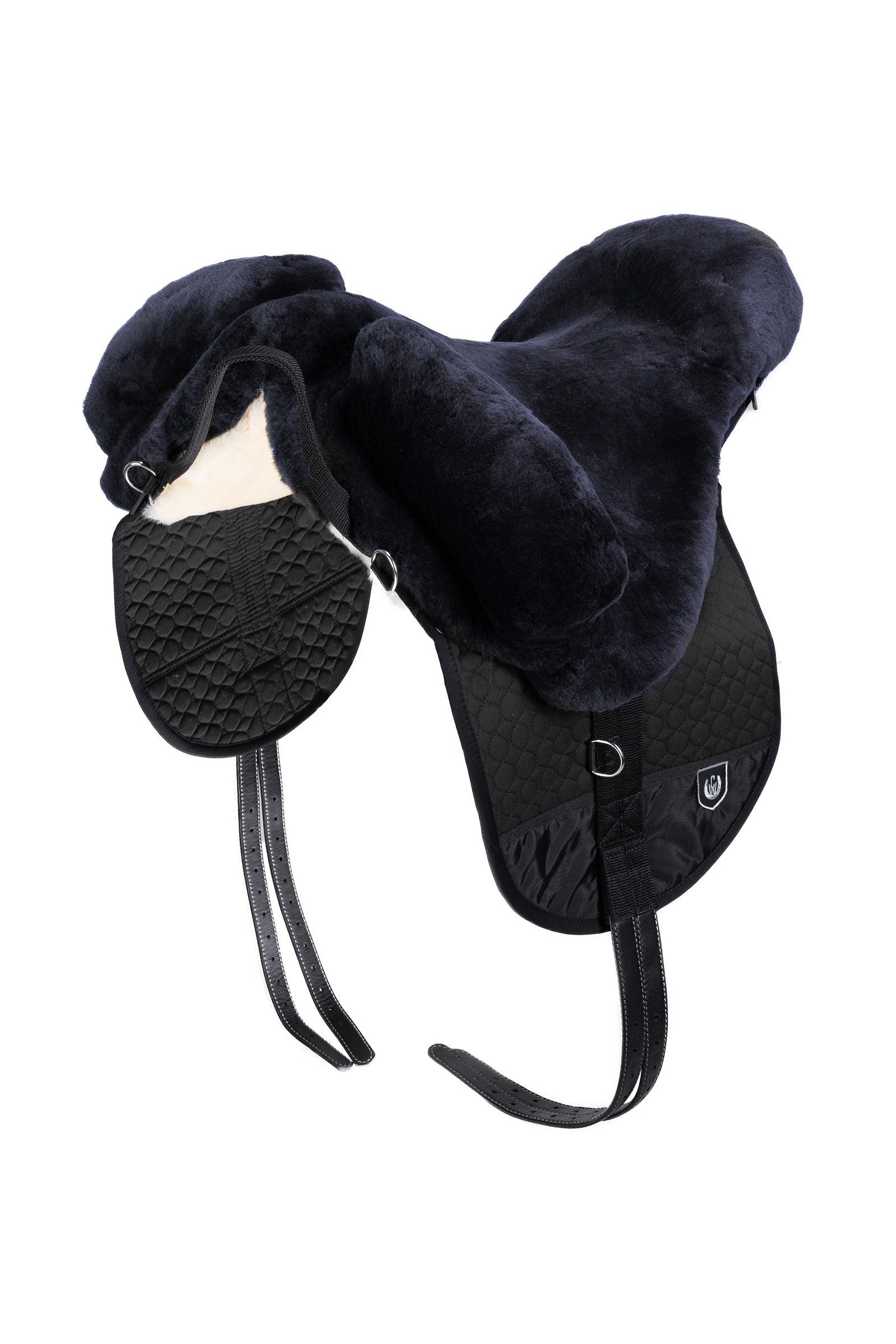 Pad do jazdy na oklep z futrem owczym Christ, Premium Plus