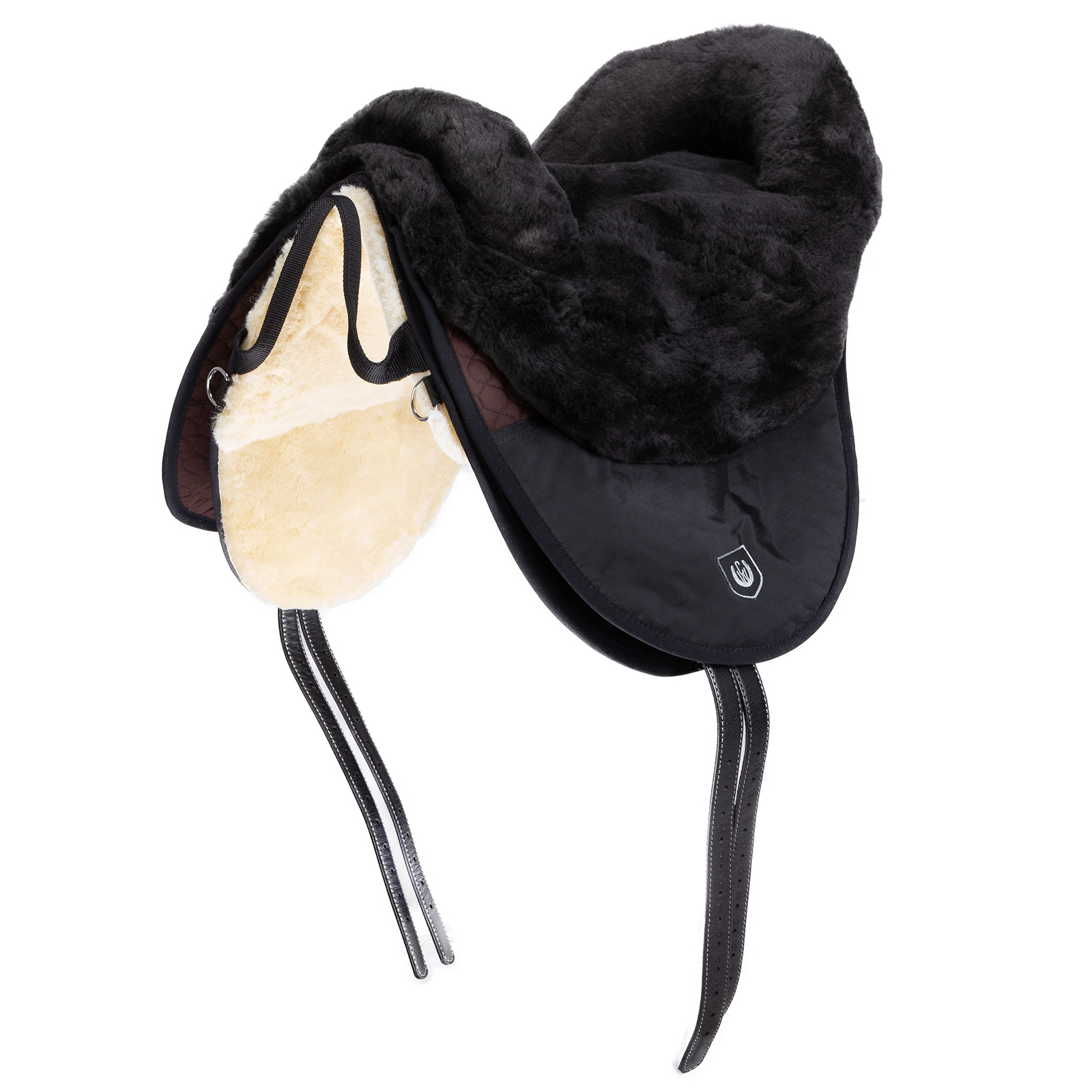 Brown/Brown/Off-white Christ Cloud Special + siodło do jazdy na oklep z kompozytowymi panelami piankowymi