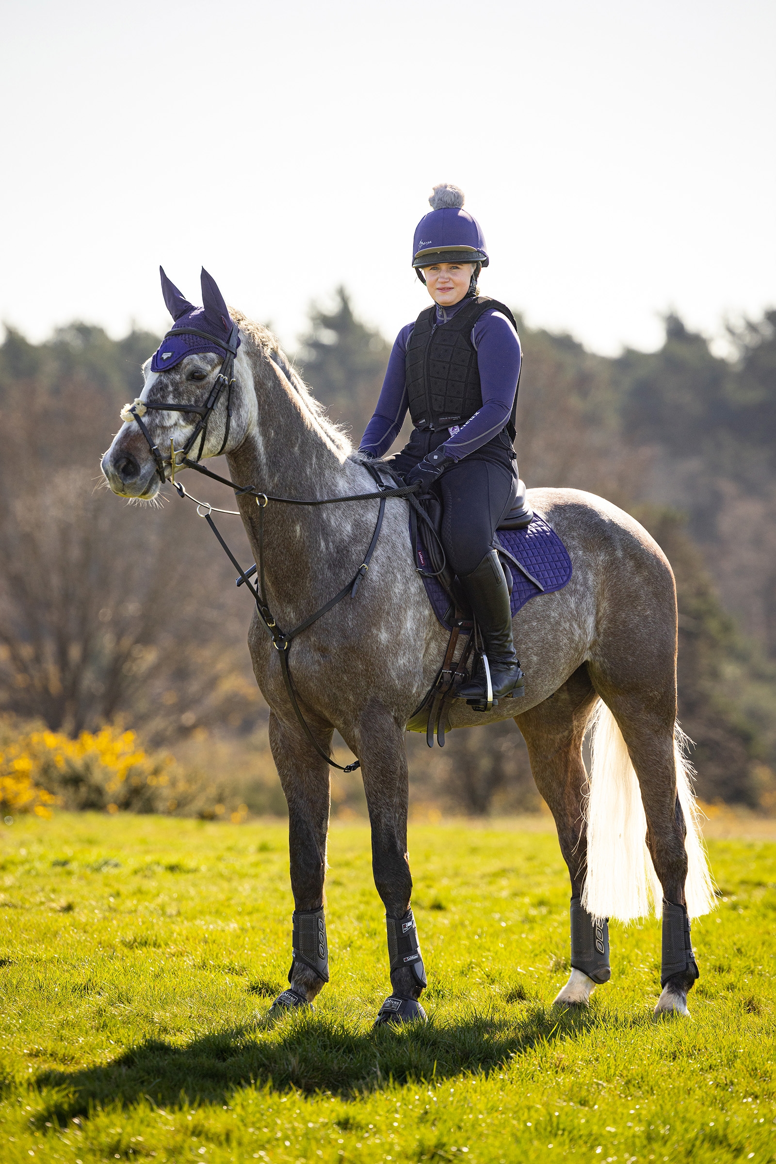Wszechstronny zamszowy czaprak LeMieux