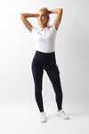 Damskie funkcjonalne legginsy Horze Mathilde z pełnym lejem silikonowym