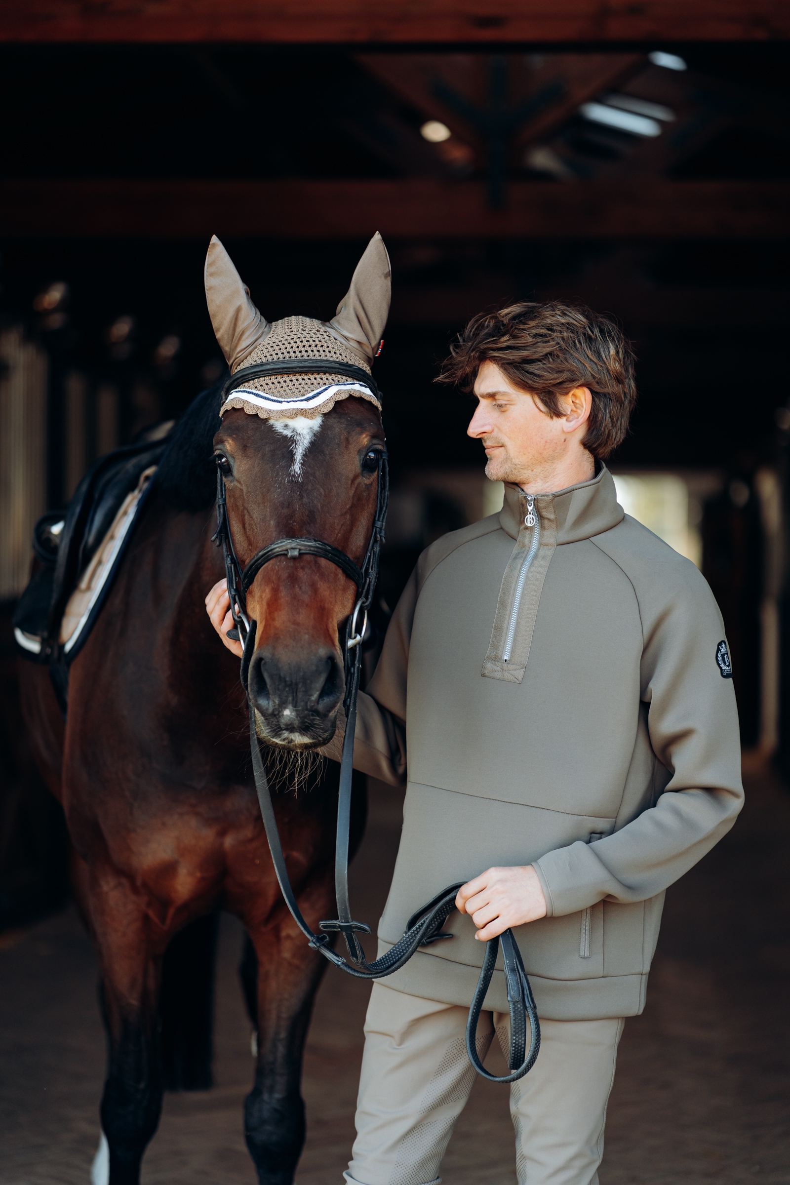 B Vertigo Nicolas Męska bluza z zapinanymi kieszeniami