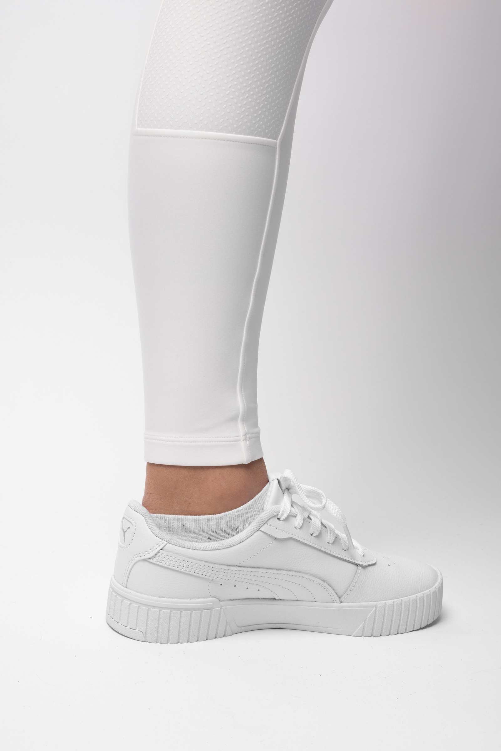 B Vertigo Chiara Bryczesy z pełnym lejem z kompresją i hybrydową konstrukcją  