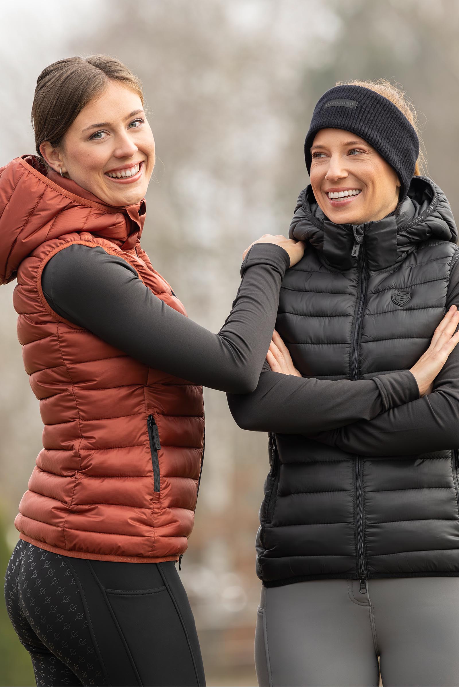 Covalliero Damska Pikowana Kamizelka