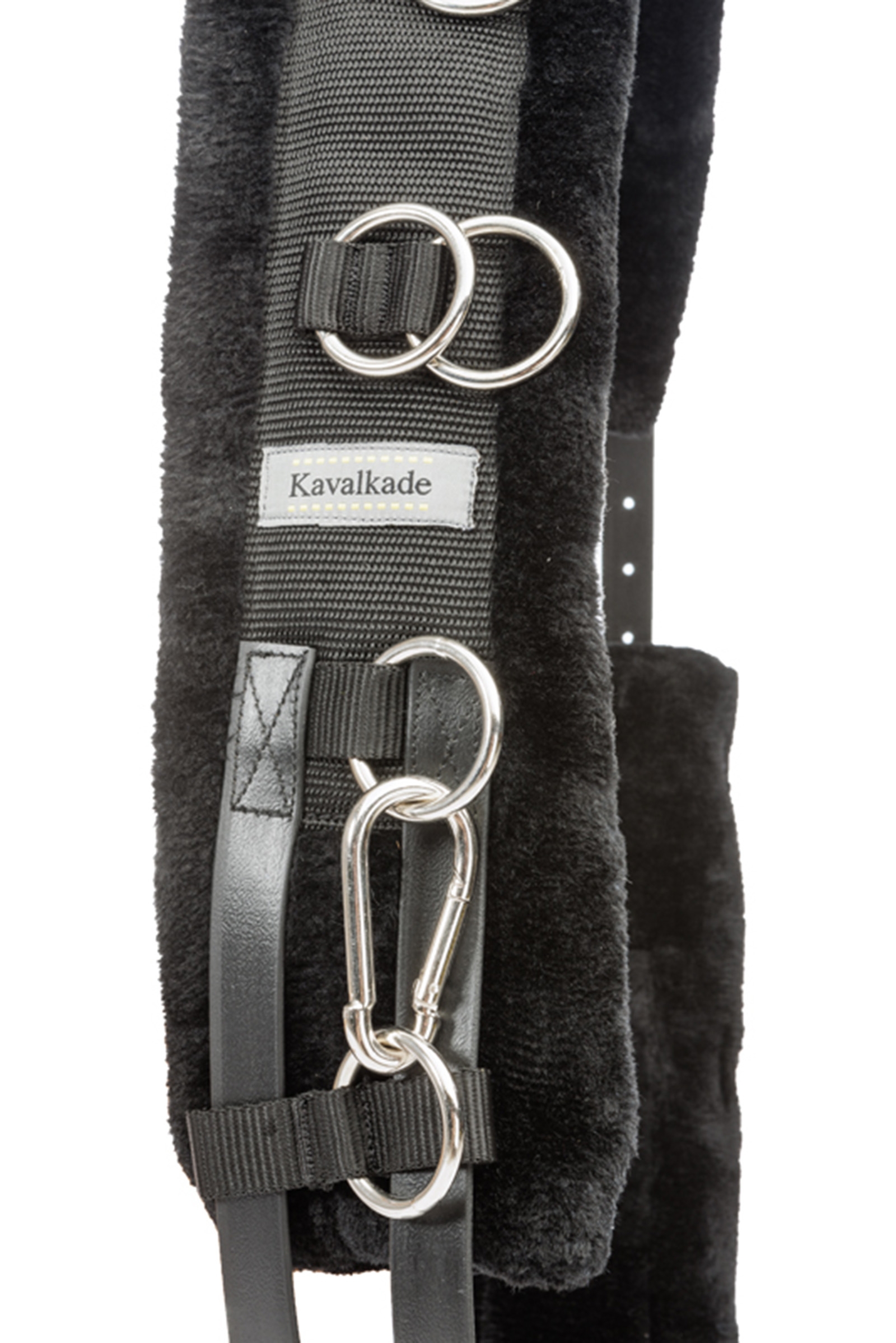 Popręg Kavalkade ze sztucznym futerkiem