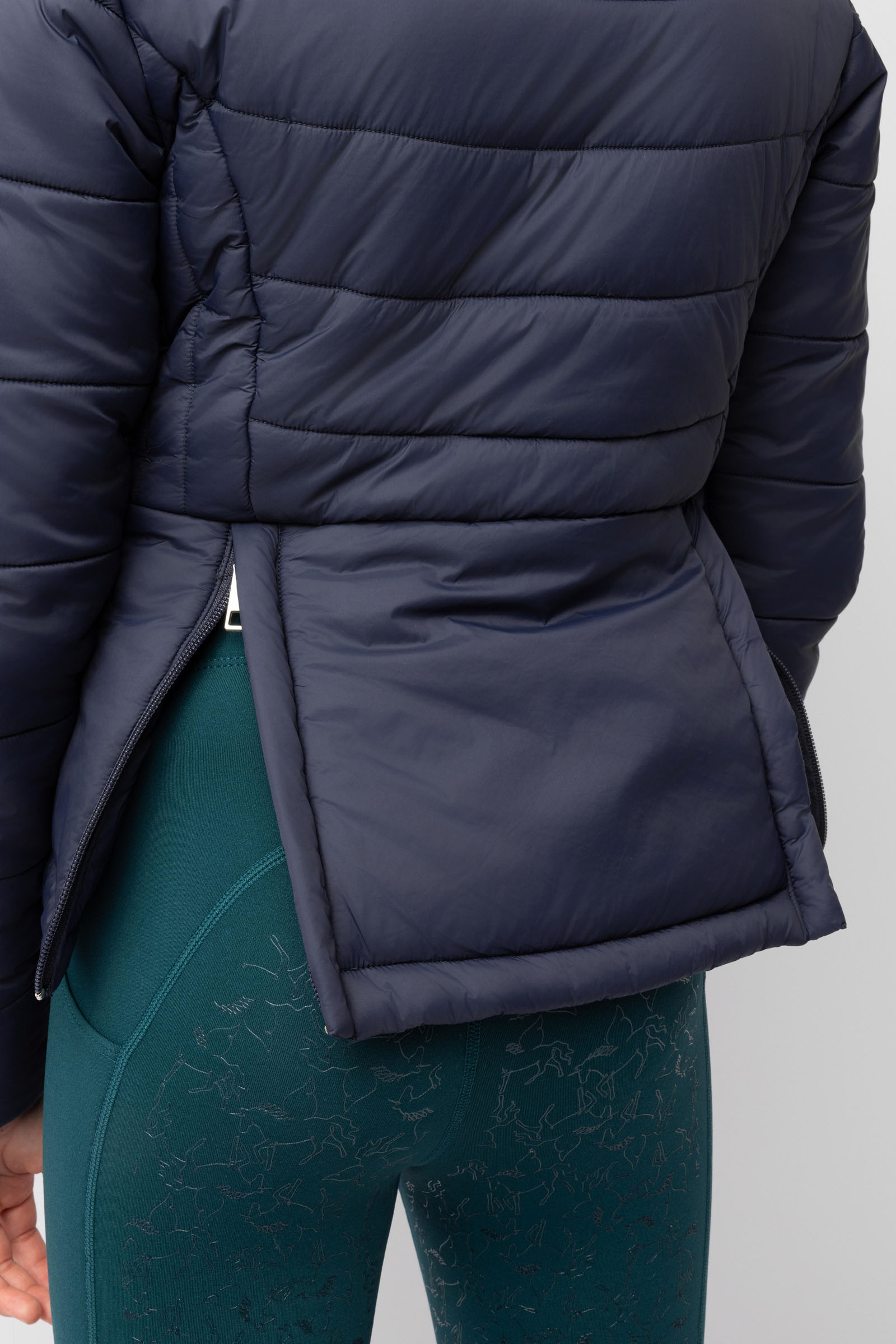 Horze Astrid Pikowana kurtka jeździecka dziecięca 