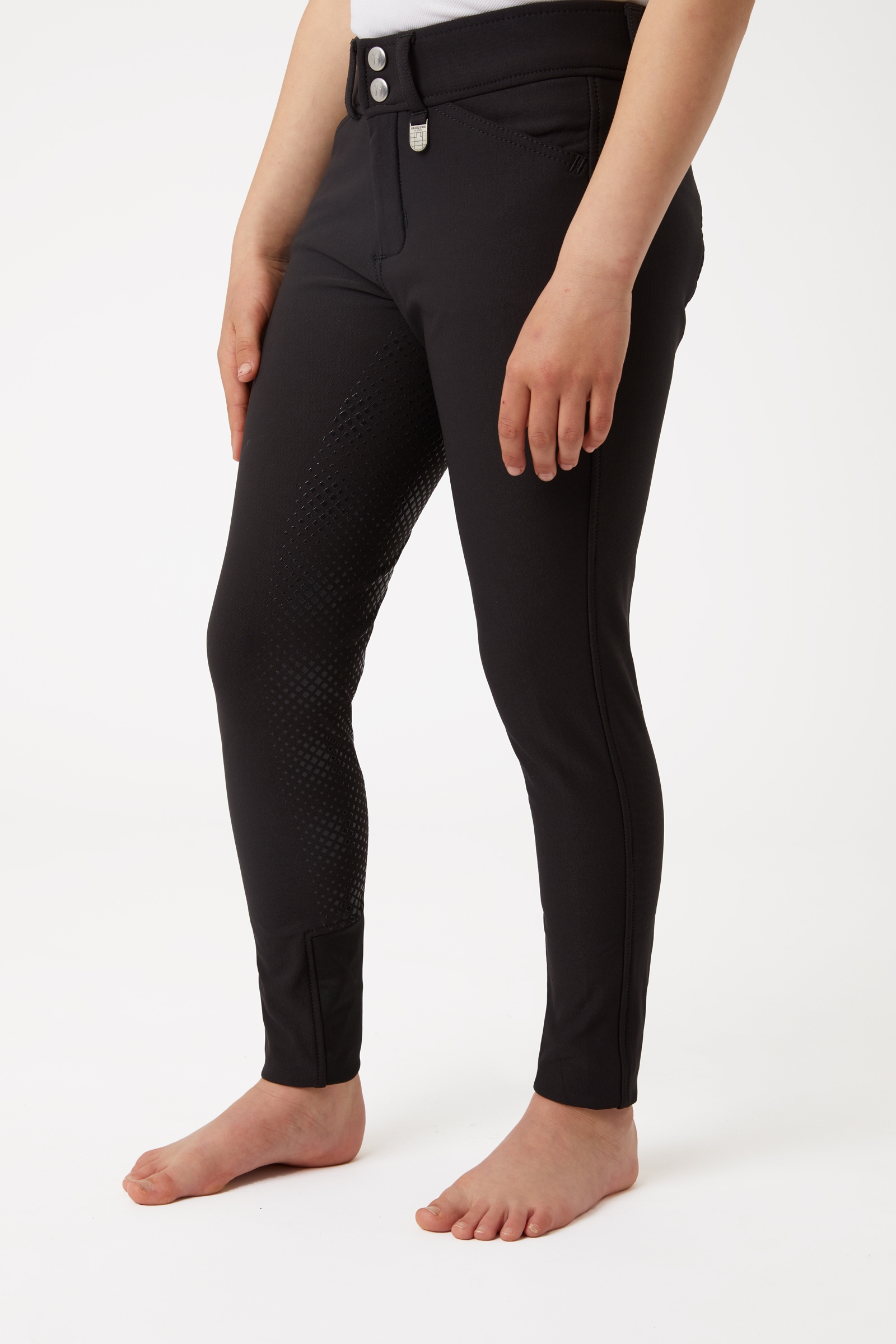 Horze Grand Prix dziecięce bryczesy z silikonowym pełnym lejem