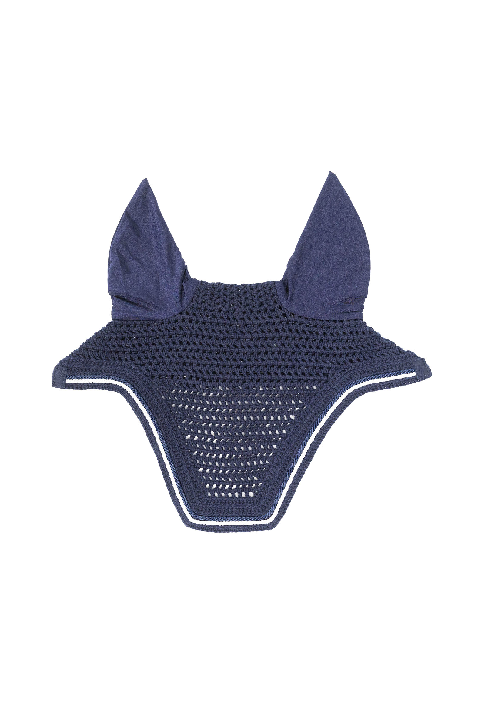 navy Kentucky Horsewear frędzle dla konia Wellington Diamond Rope