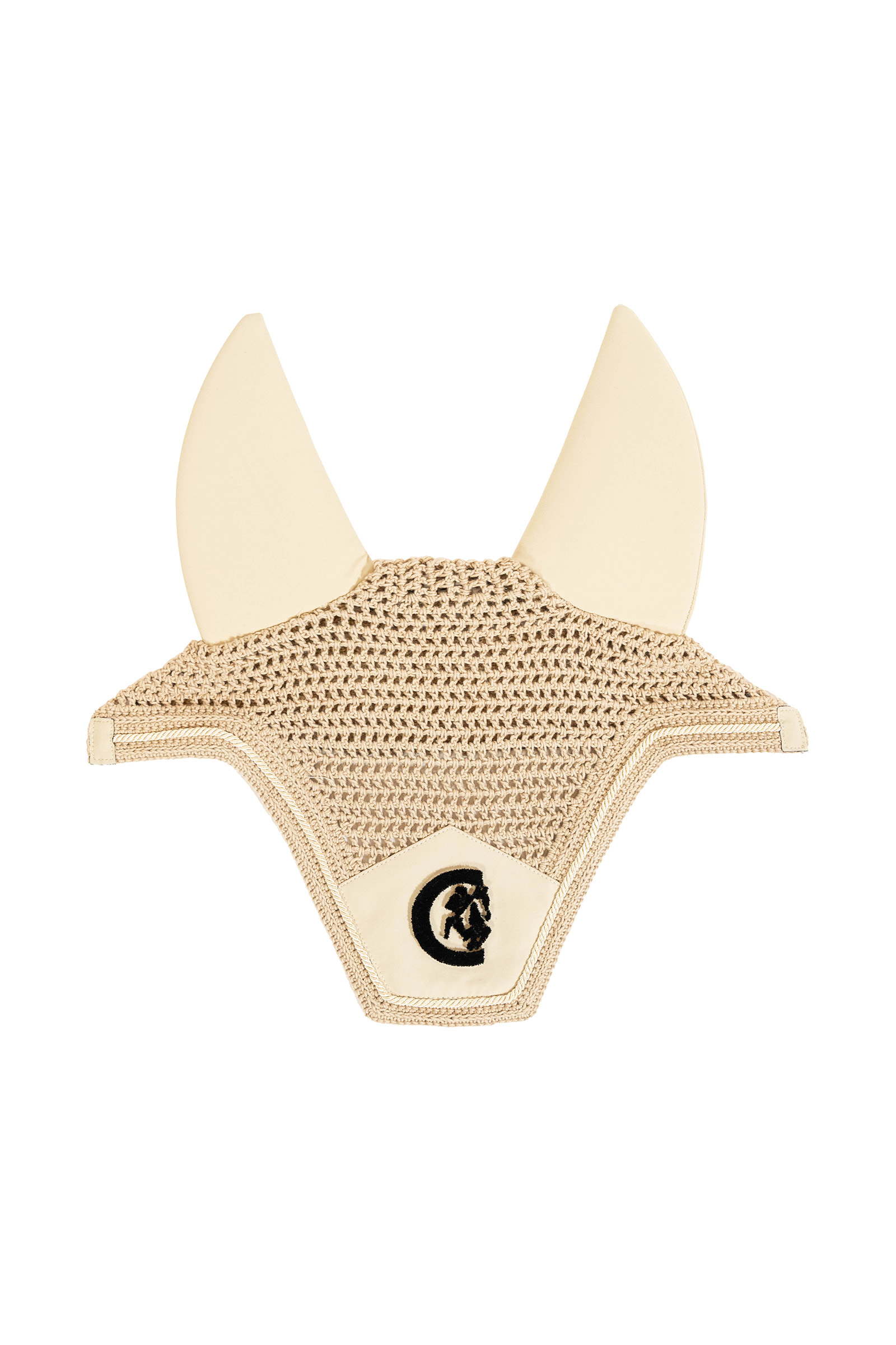 beige Kentucky Horsewear Fly Veil Wellington 3D Logo Bezgłośny