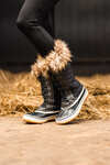Horze Zimowe buty damskie z futrzaną wyściółką