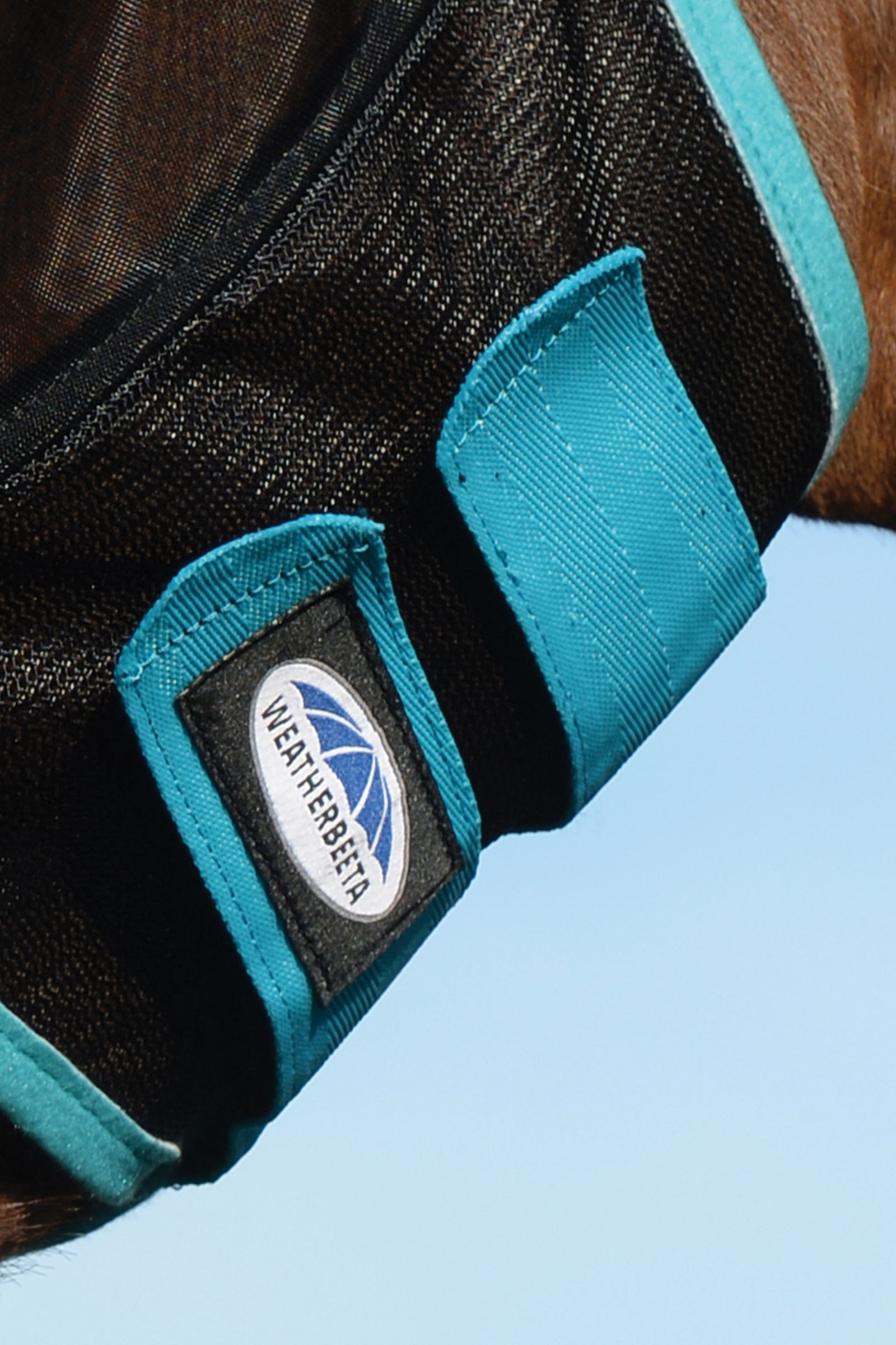 Weatherbeeta Comfitec Deluxe drobno siatkowa maska z uszami