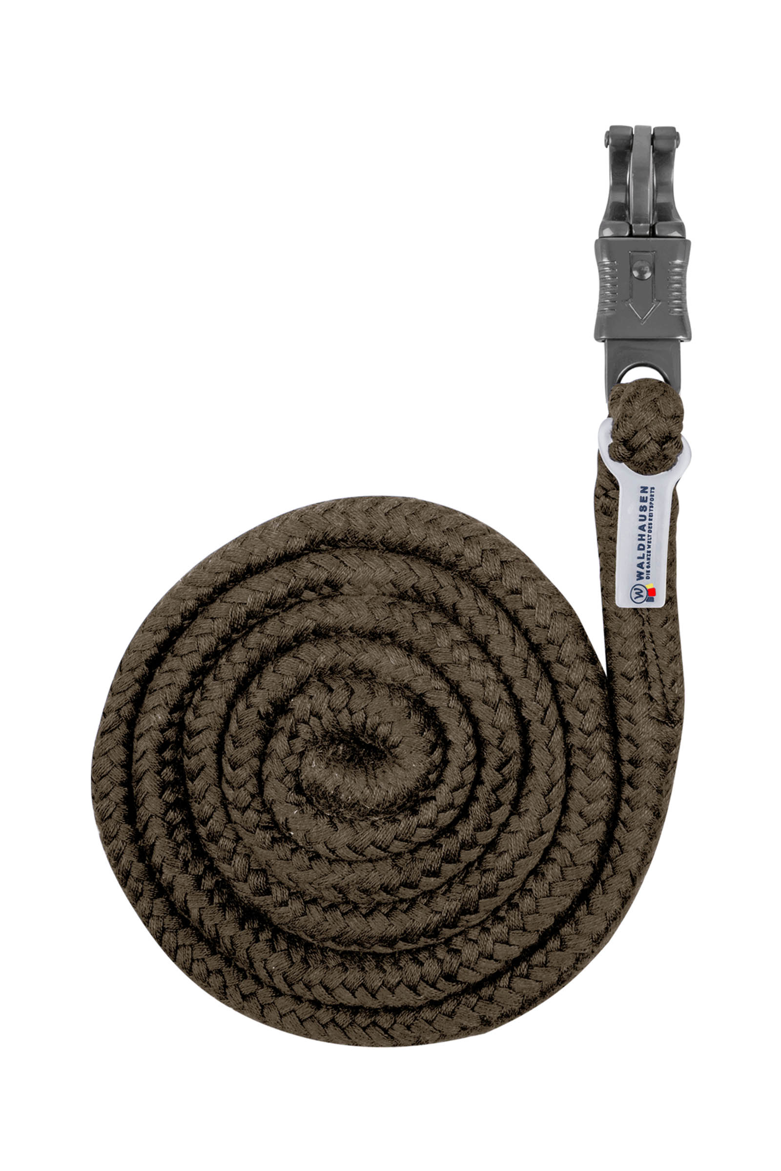 Green Brown Waldhausen Plus Lead Rope With Panic Hook