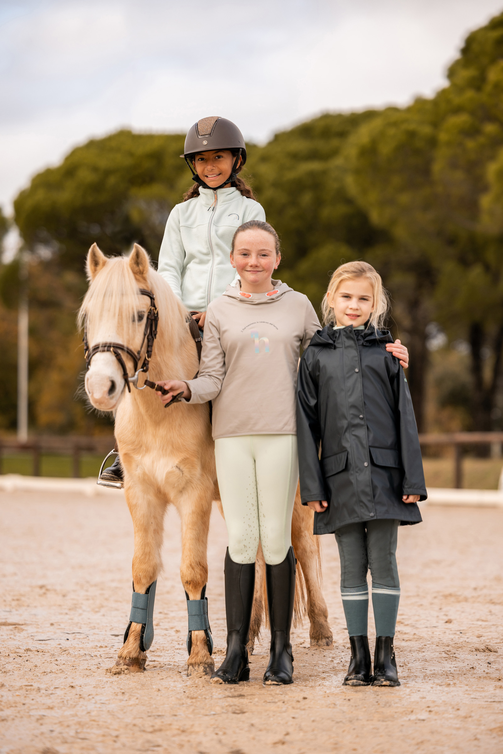 horze Clara Dziecięca kurtka przeciwdeszczowa