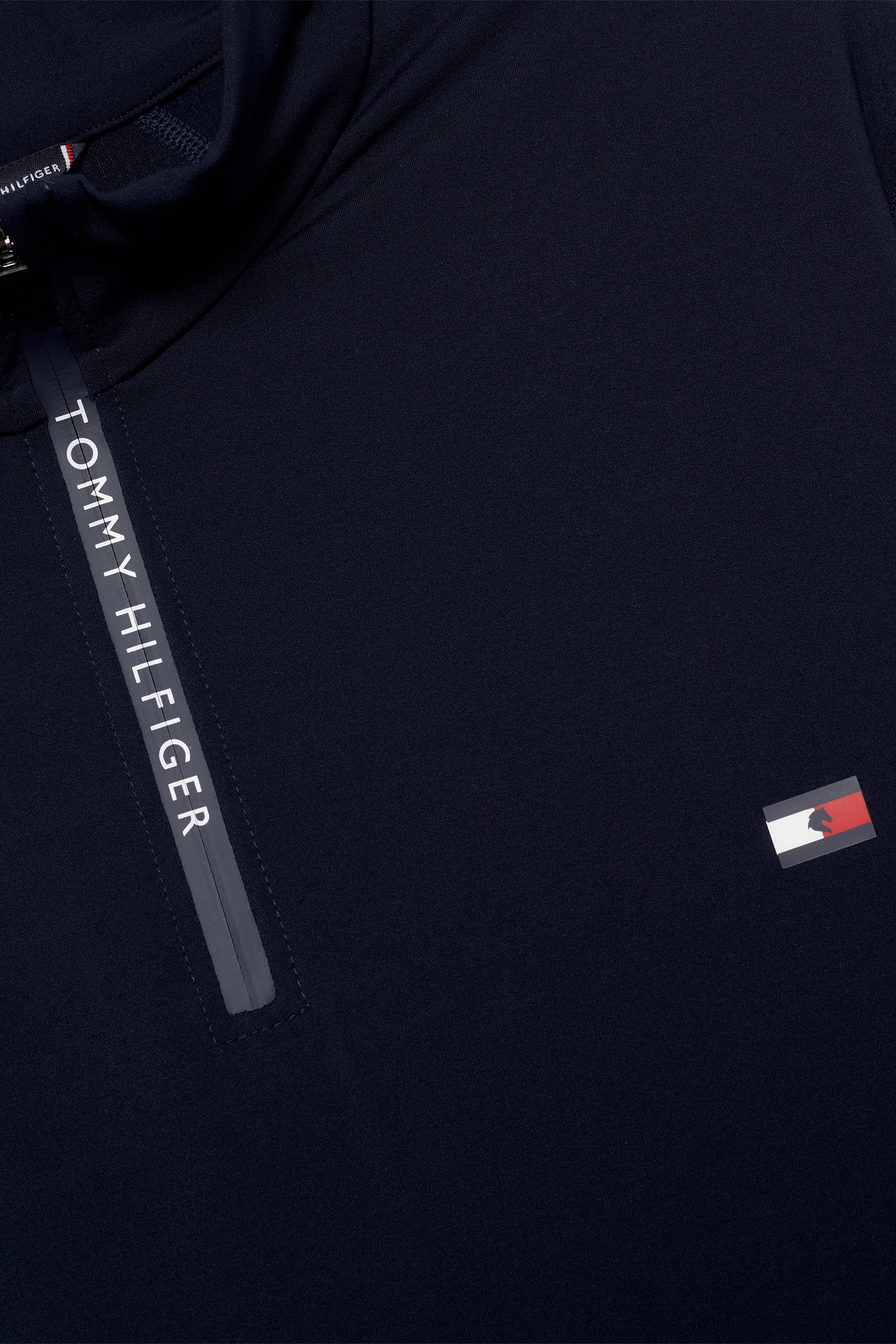 Męska koszulka termoaktywna Tommy Hilfiger Equestrian z zamkiem 1/4 