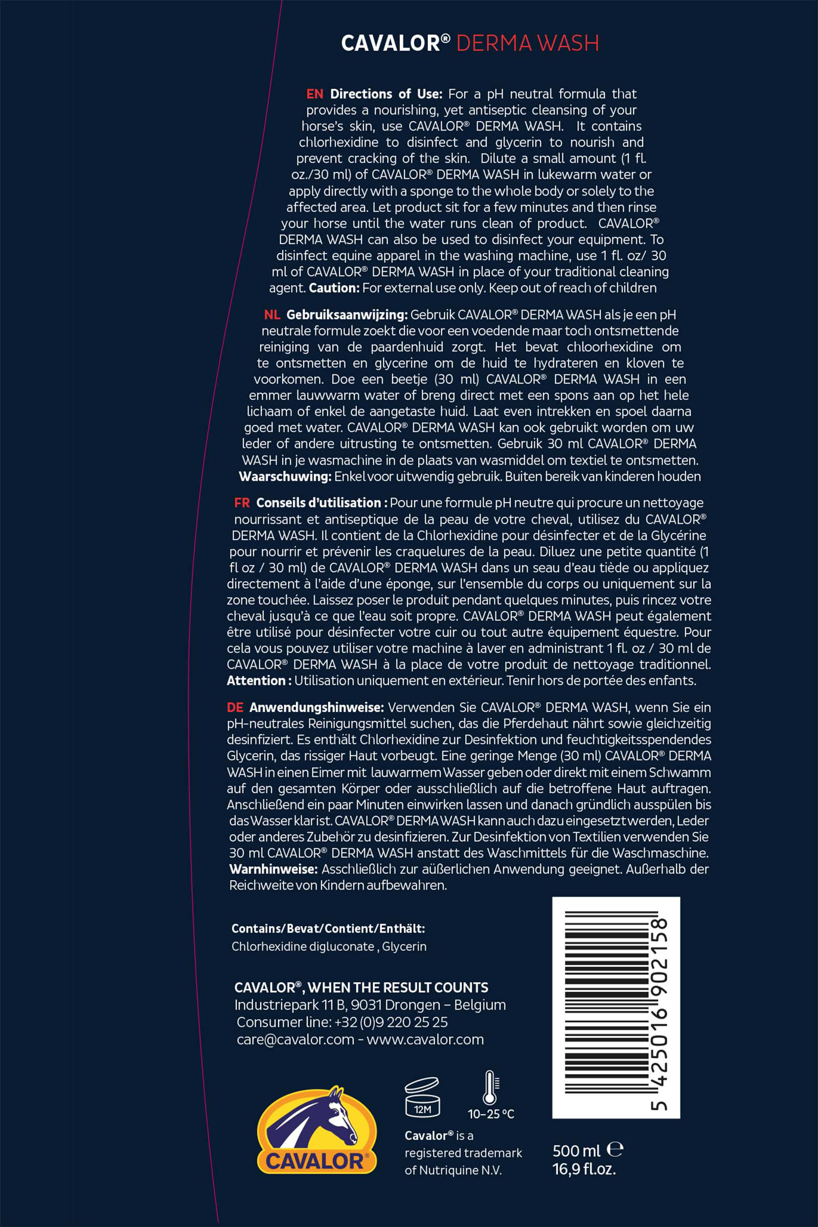 Cavalor DERMA WASH 500 ml