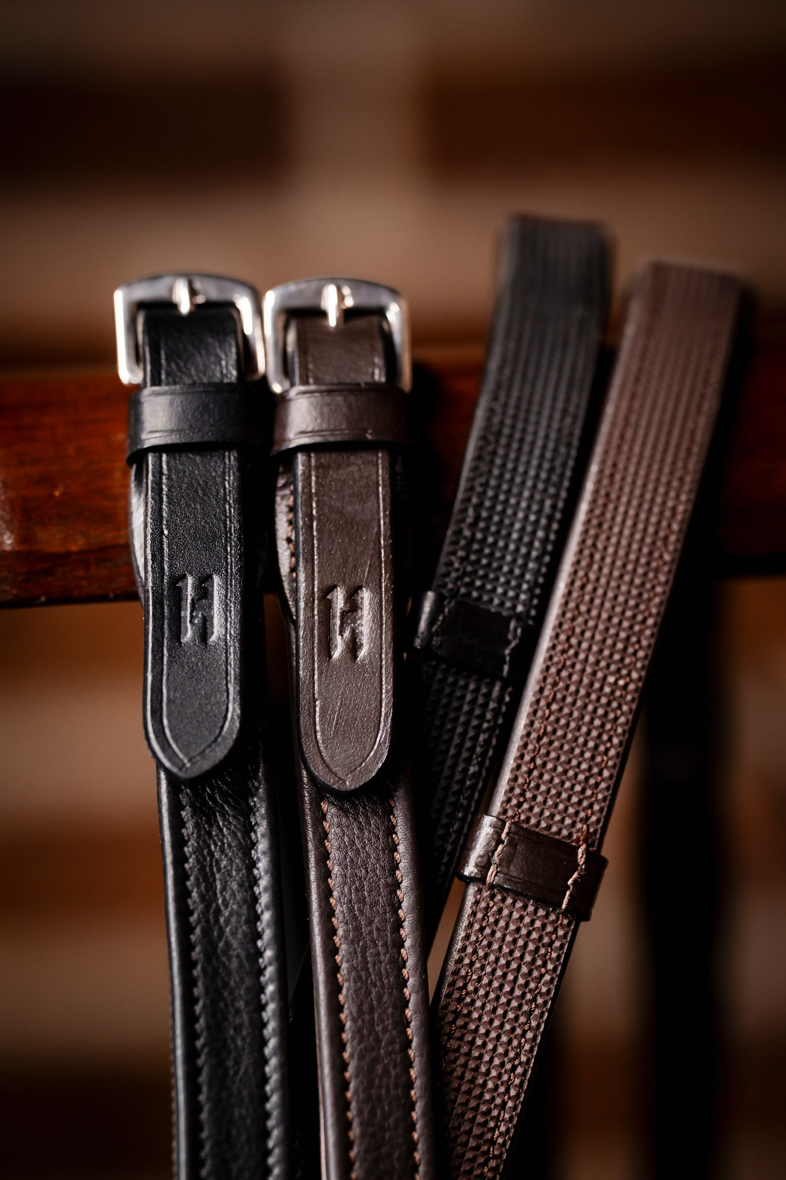 Horseware wodze skokowe z ogranicznikami