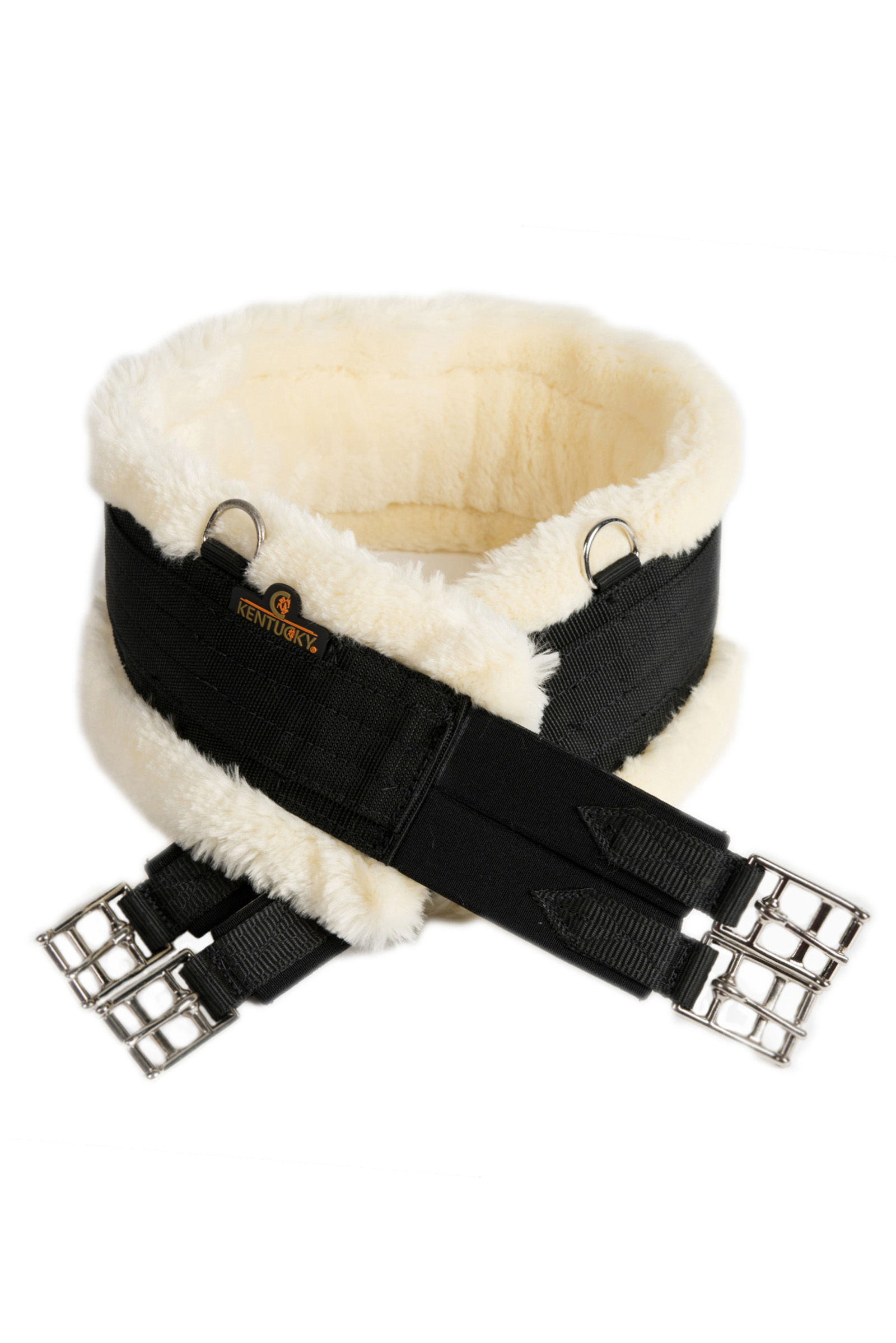 Popręg podszyty wełną owczą Kentucky Horsewear Sheepskin