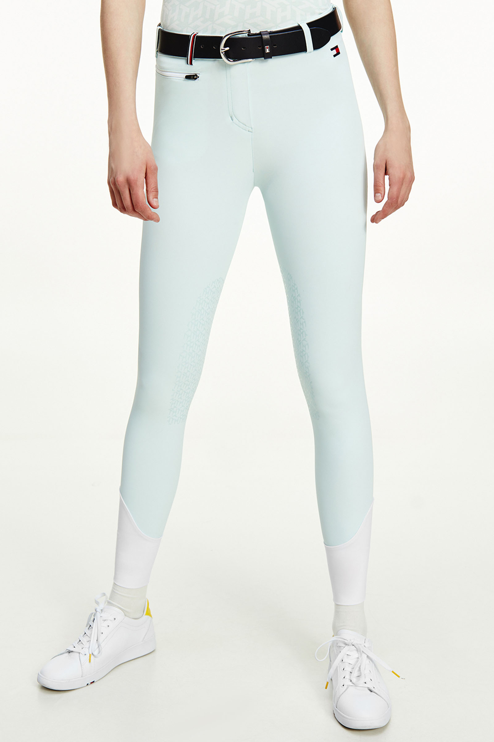 Tommy Hilfiger Equestrian damskie bryczesy Style z lejem kolanowym