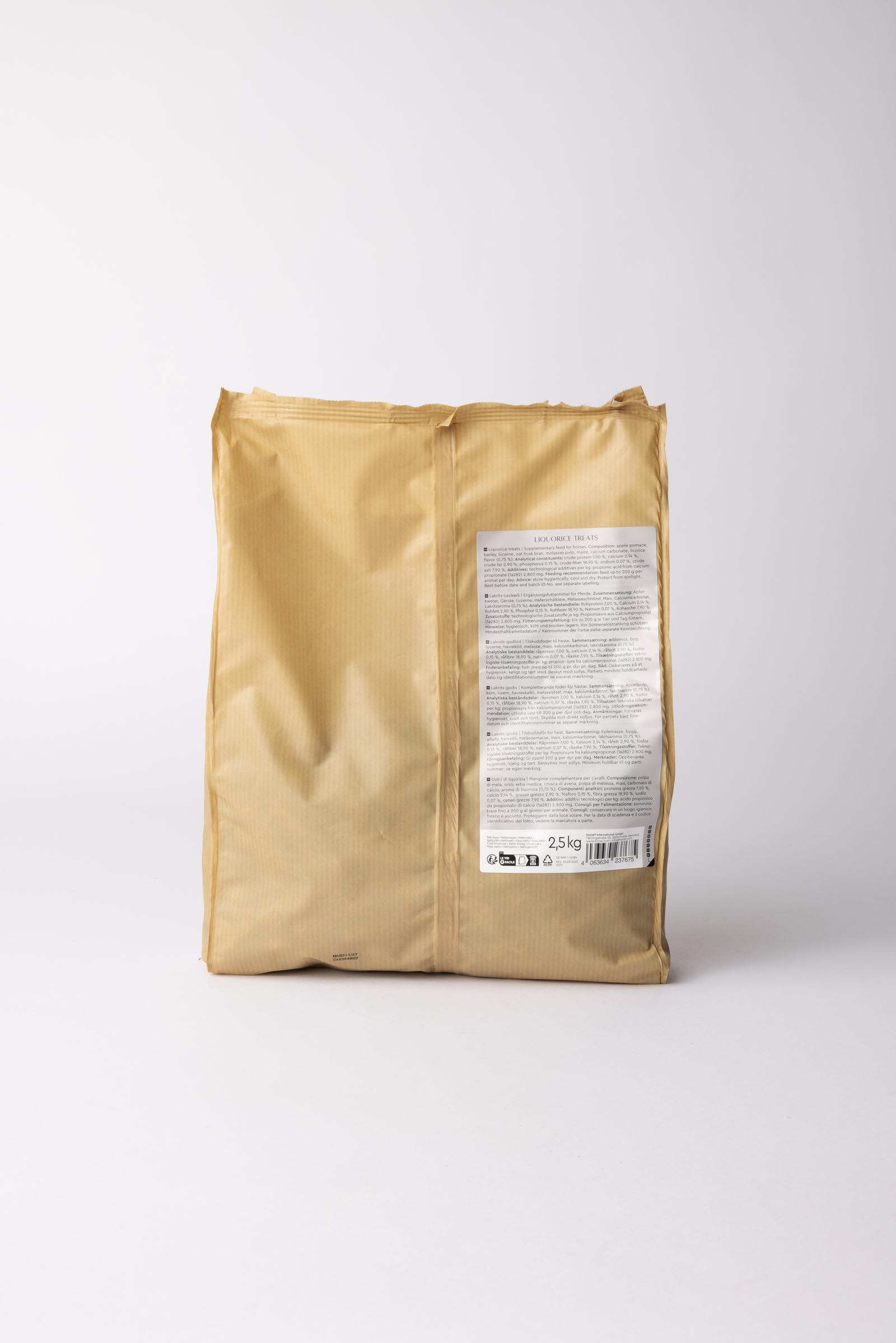 Horze Biscuits Licorice, Lukrecjowe przysmaki dla koni, 2,5 kg