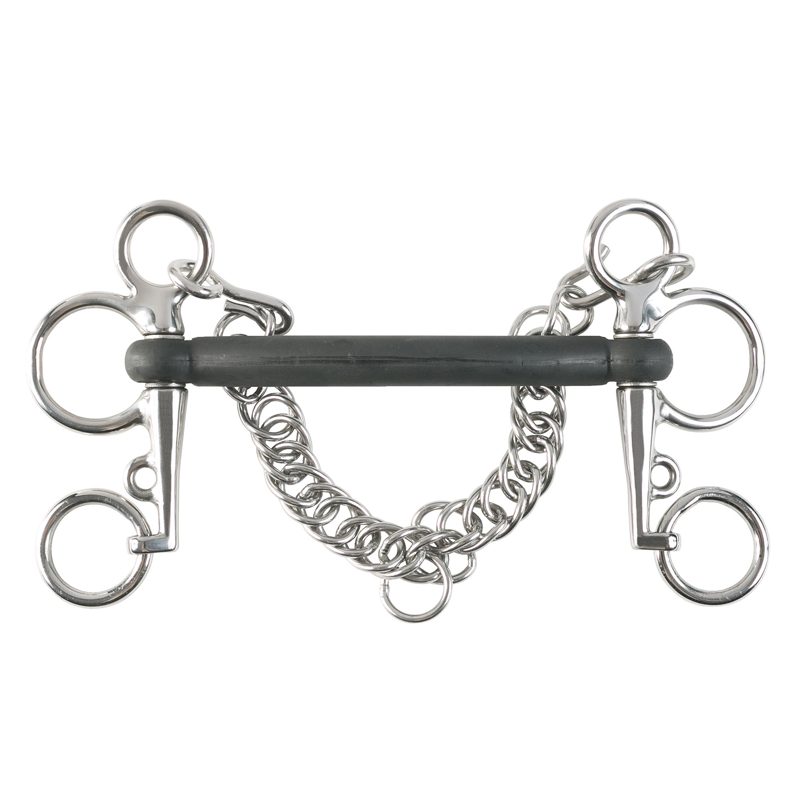 Proste wędzidło gumowe Horze Mullen typu pelham