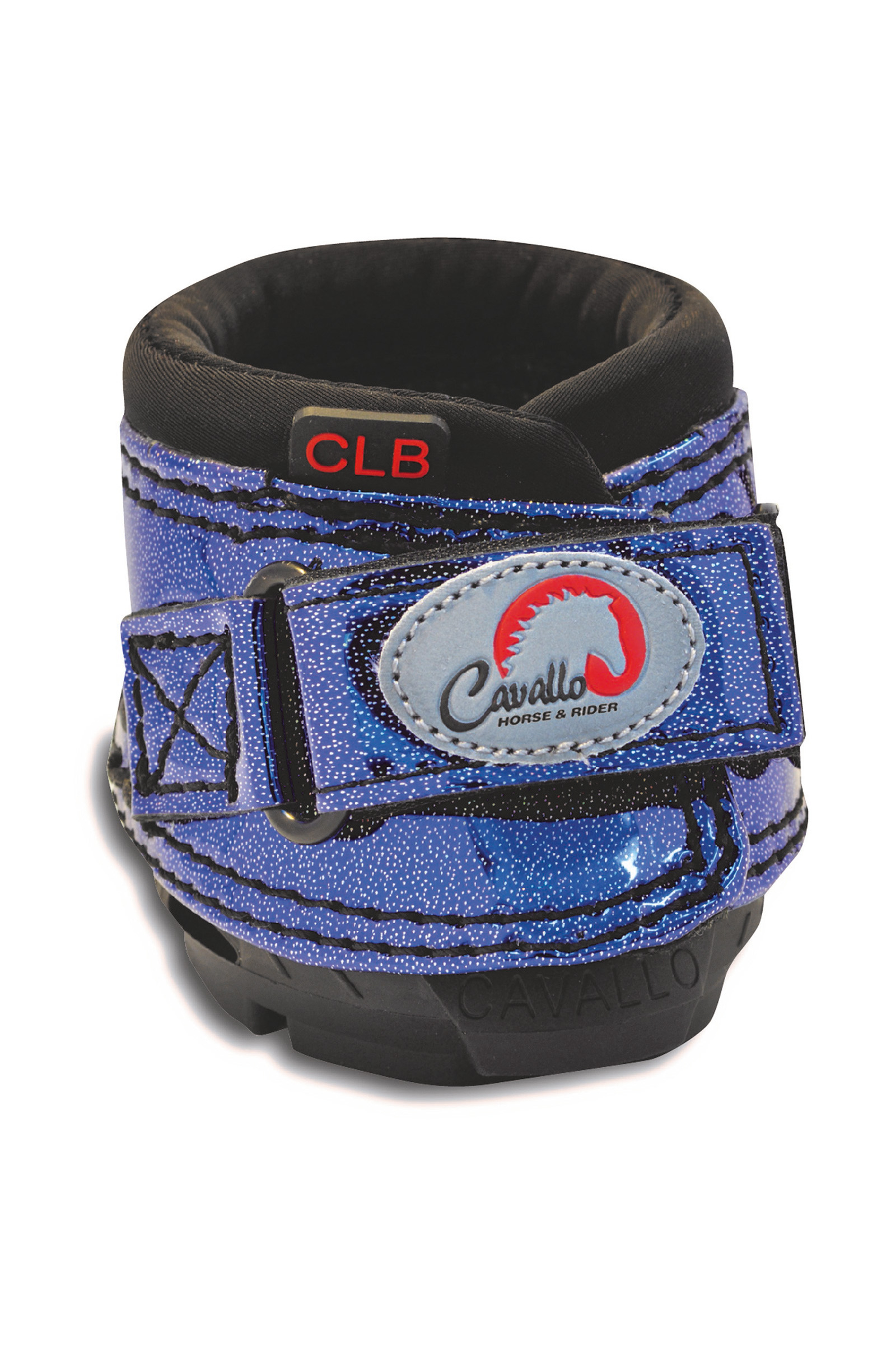 Metallic Blue Cavallo Hoof Boots F.R.A. CLB Bling Buty do kopyt (para)