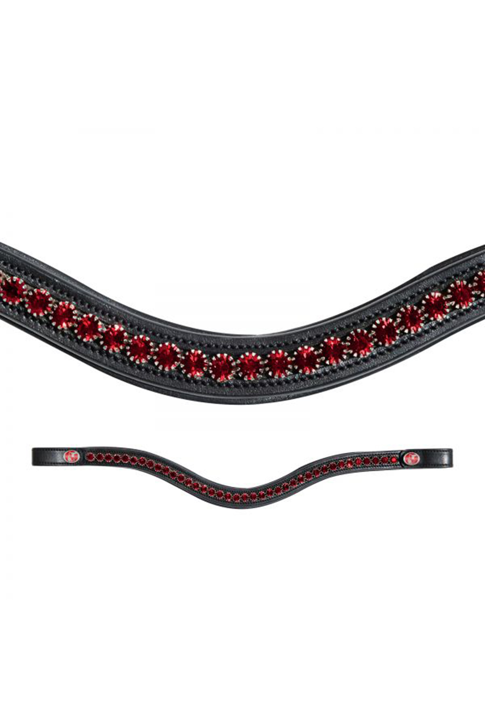 Black/Red Kryształowy naczółek Kieffer FlexiLoop®