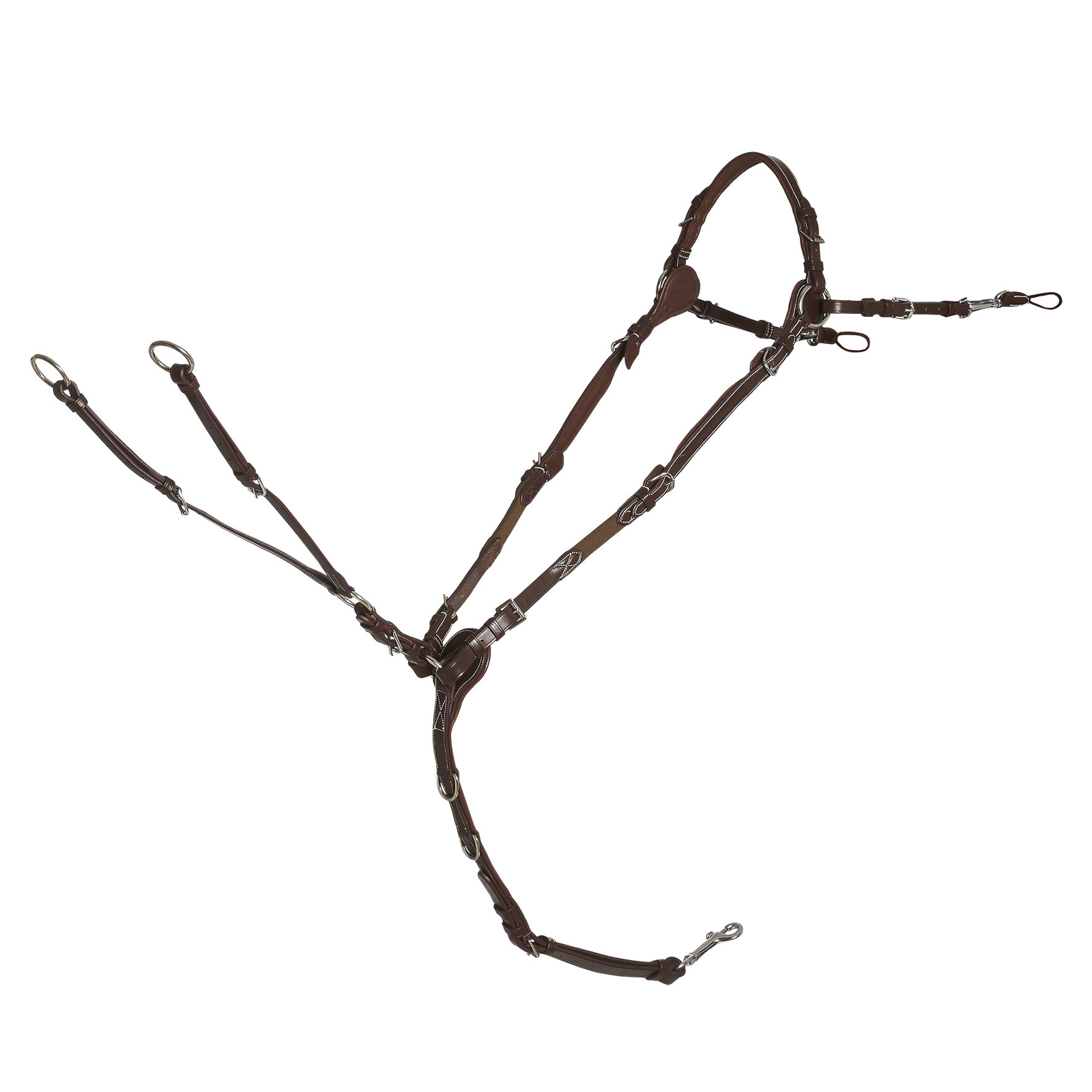 royal oak/cream/silver Schockemöhle Sports Sevilla Select Obroża piersiowa