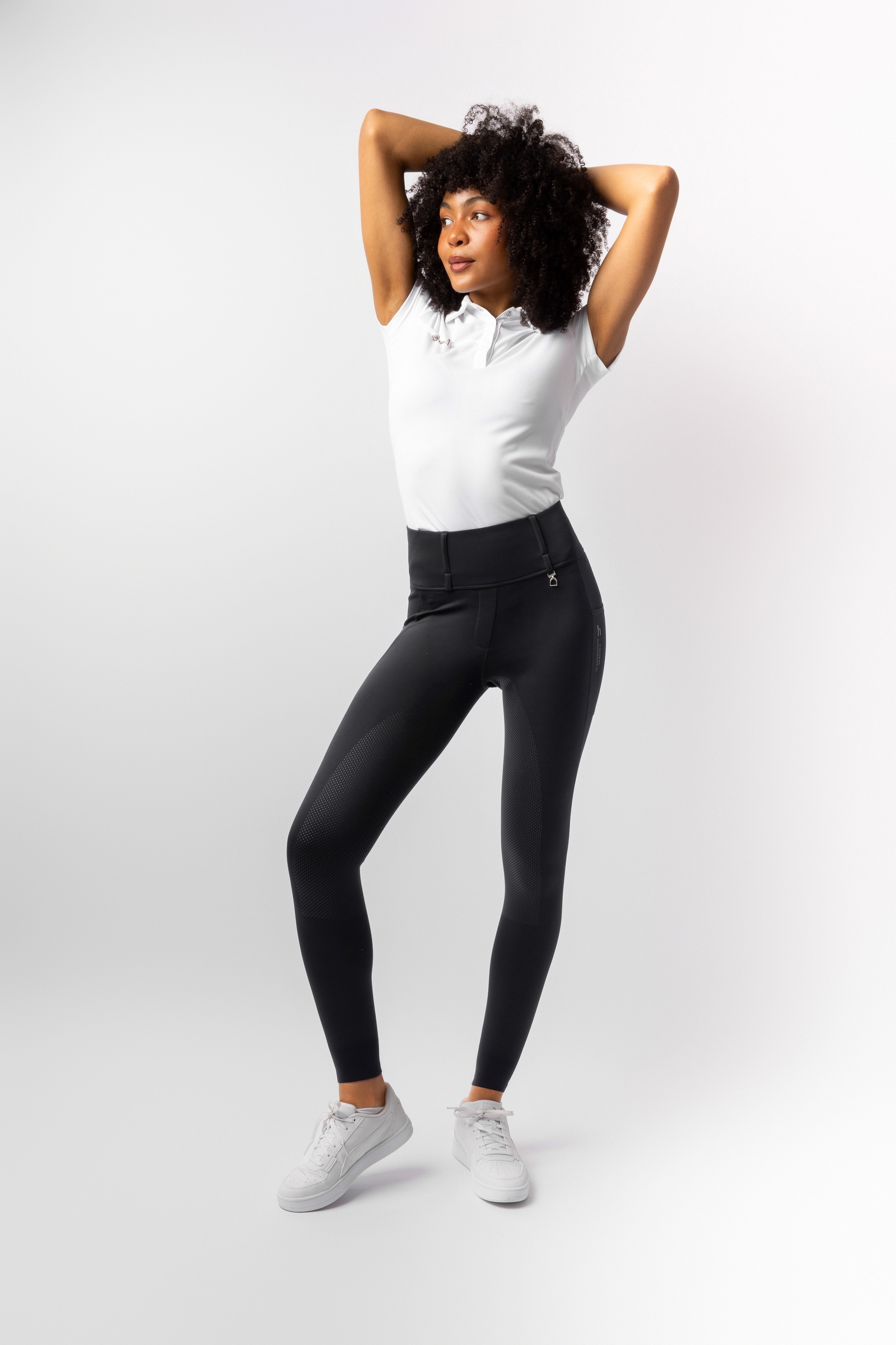 Horze Sophia damskie legginsy z pełnym lejem  