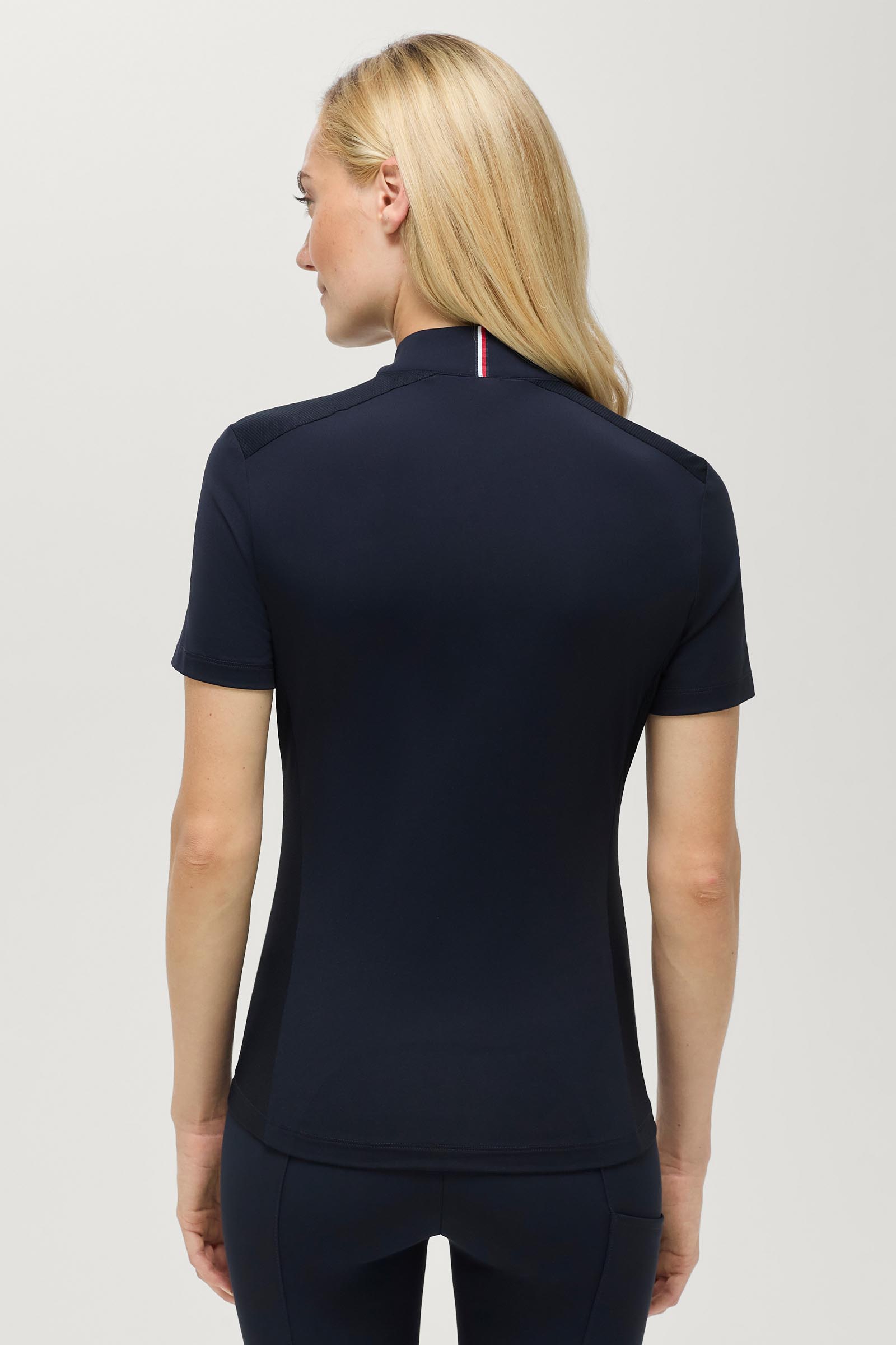 Tommy Hilfiger Equestrian Palma damska bluza treningowa z zamkiem 1/4