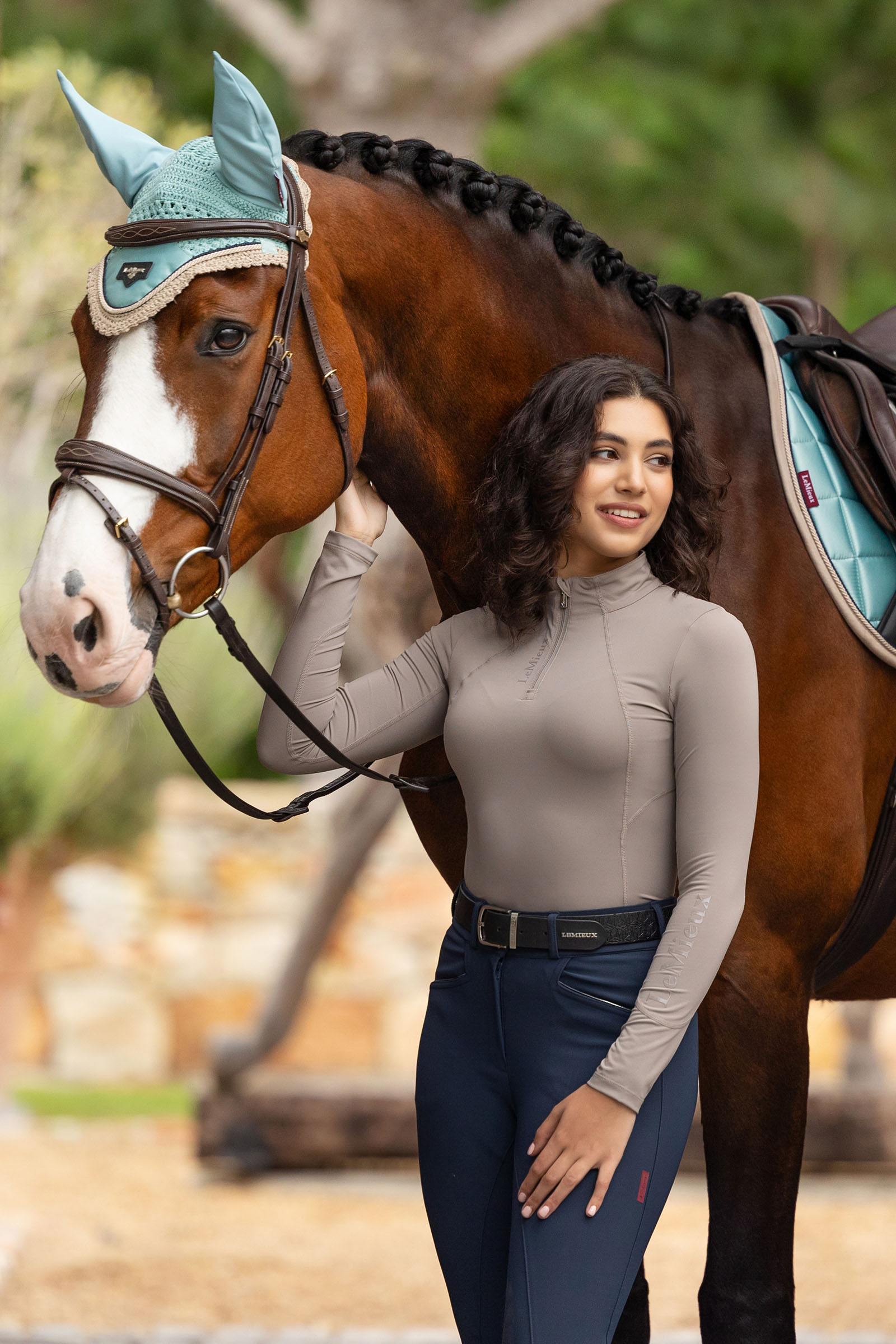 Longsleeve LeMieux z zapięciem na zamek