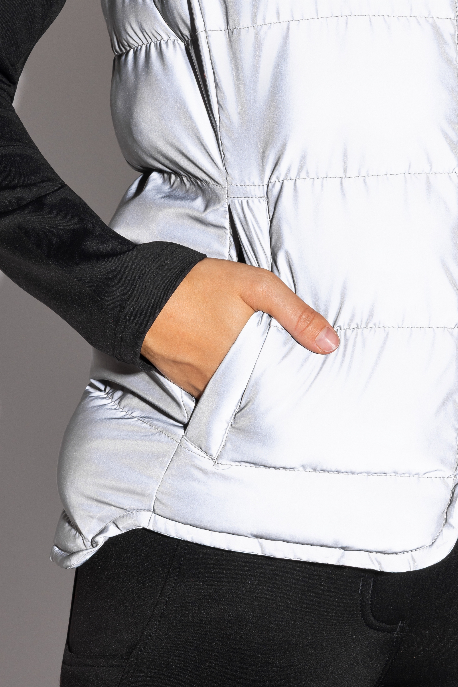 Odblaskowa, ocieplana kamizelka damska Horze