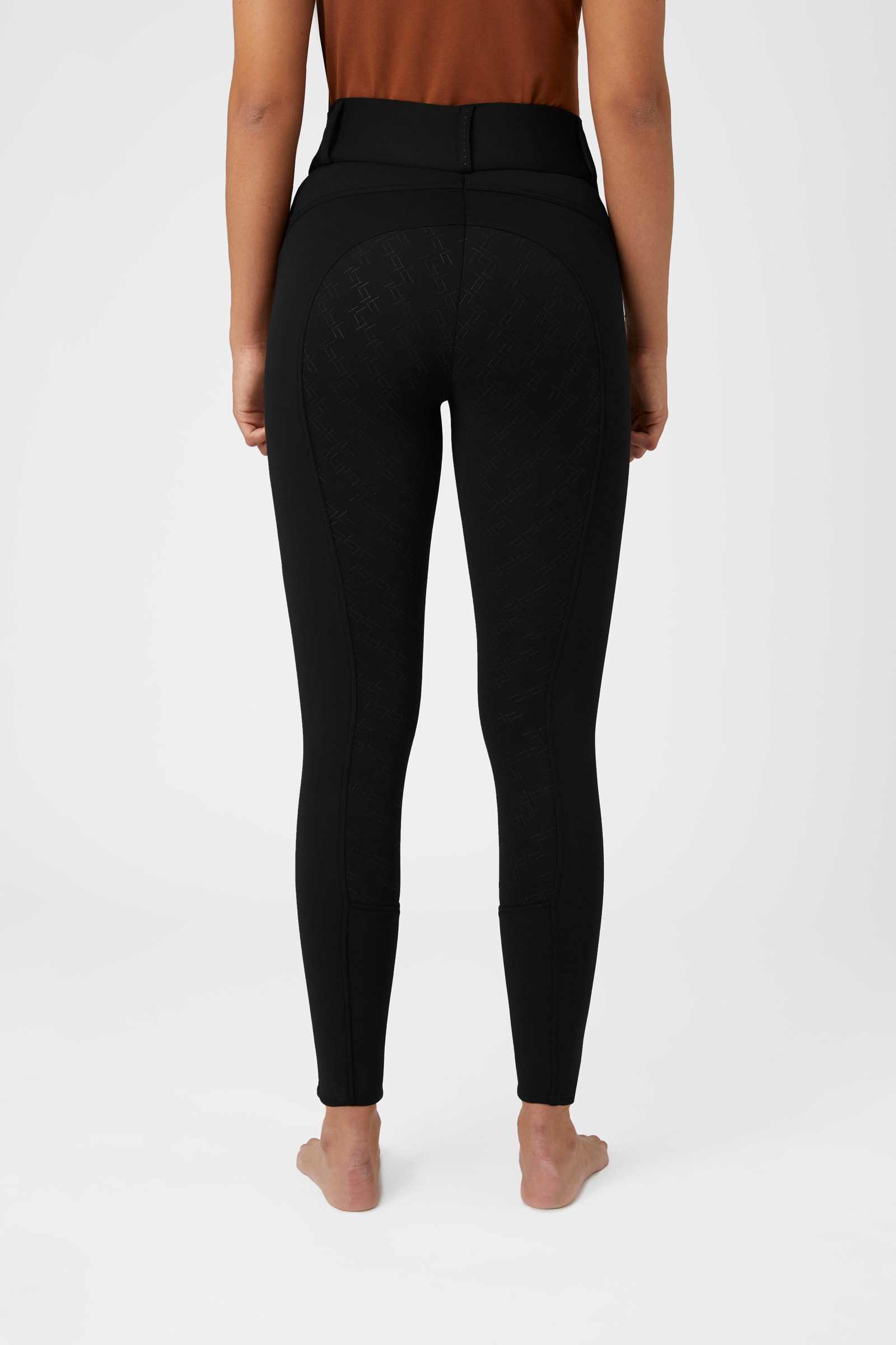 Horze Mia bryczesy damskie termoaktywne z pełnym lejem silikonowym