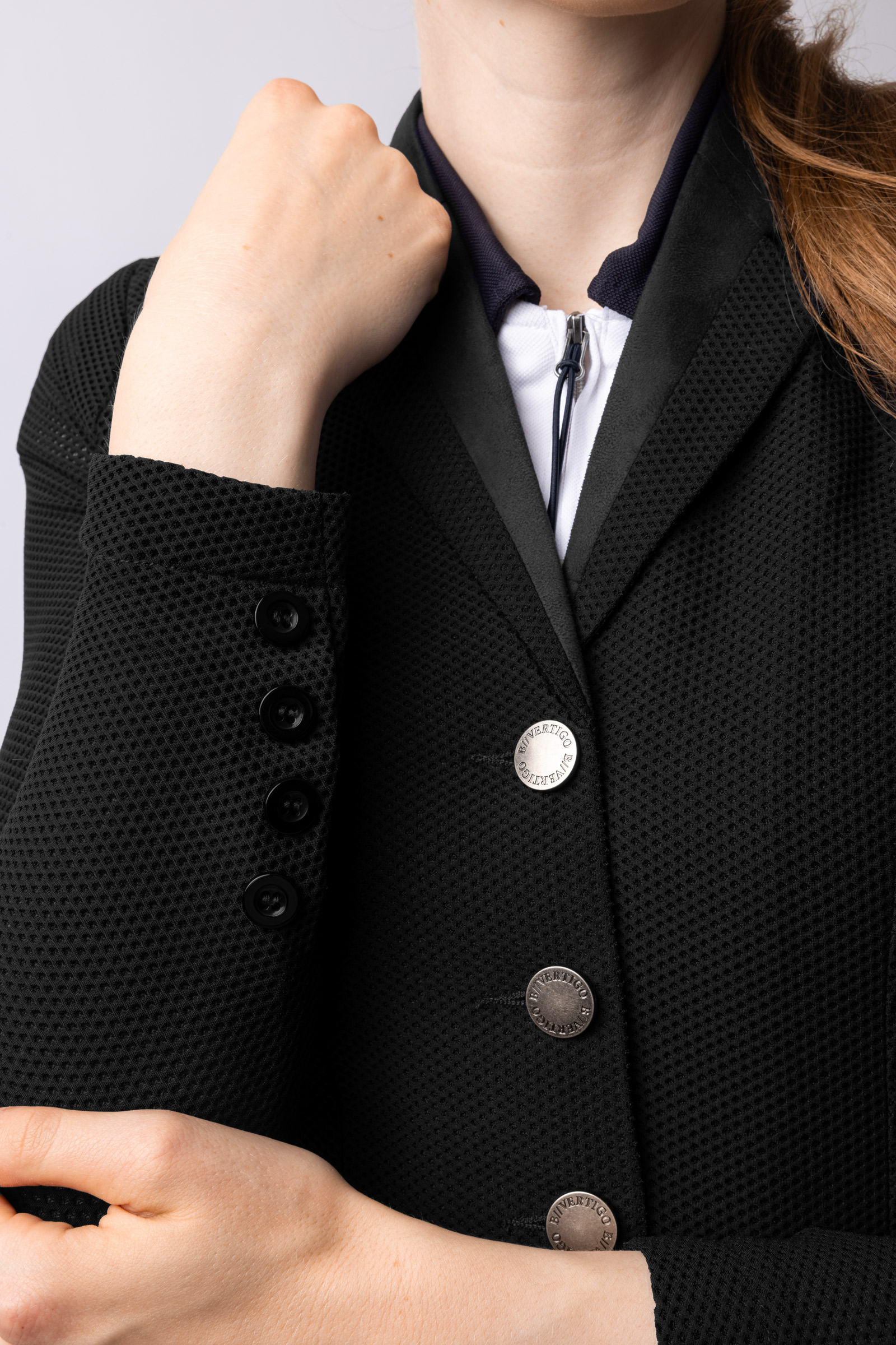 Damski frak konkursowy z siateczki B Vertigo Gabrielle