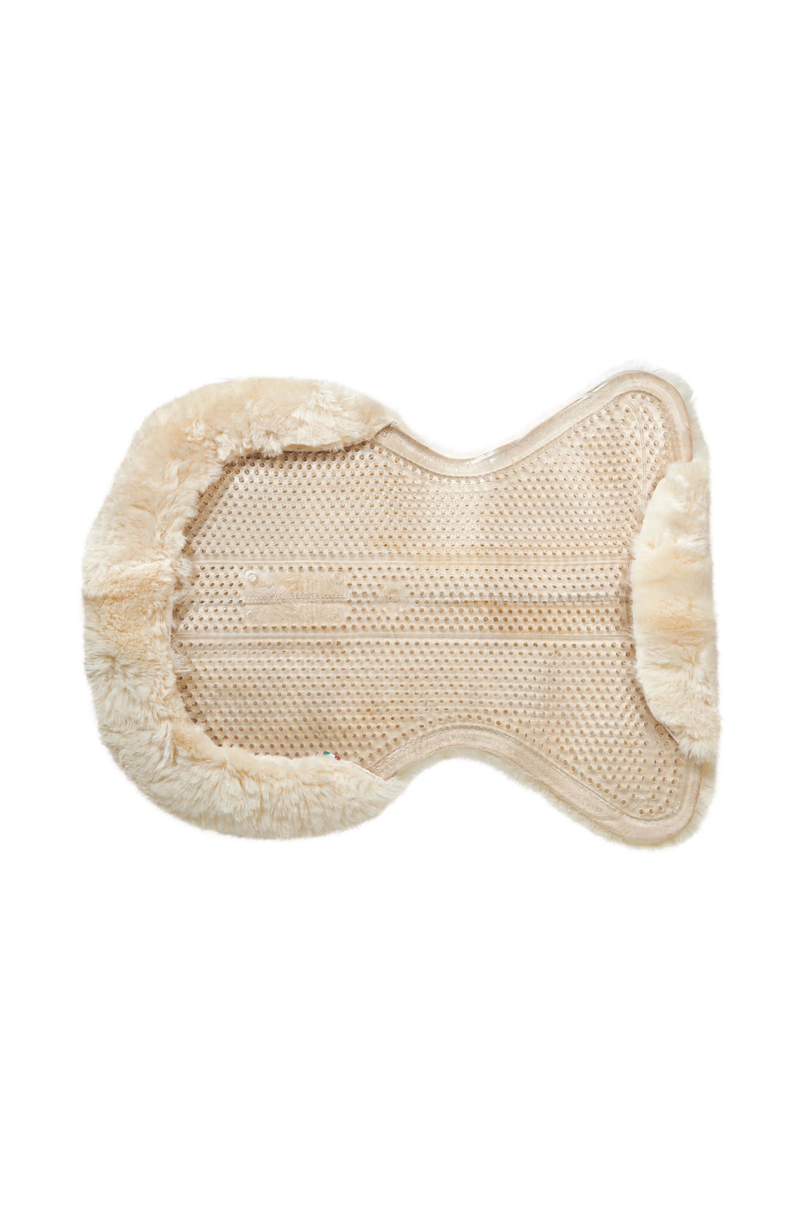 Acavallo Żelowa podkładka antypoślizgowa Classic z owczą sk&oacute;rą płaska