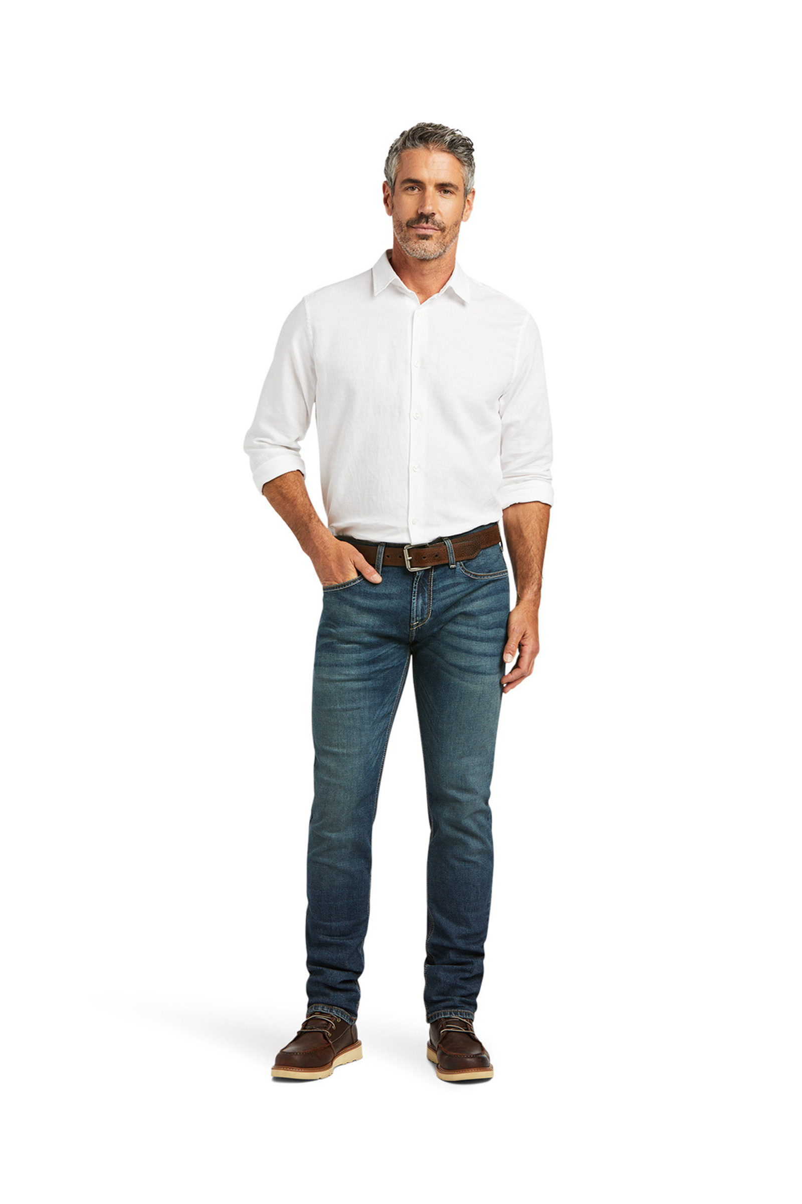 Męskie jeansy Ariat M8 Modern Tekstretch Sebastian Slim Leg