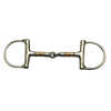 Korsteel Stainless Steel Copper & Steel Rollers Jointed Dee Ring Snaffle Bit