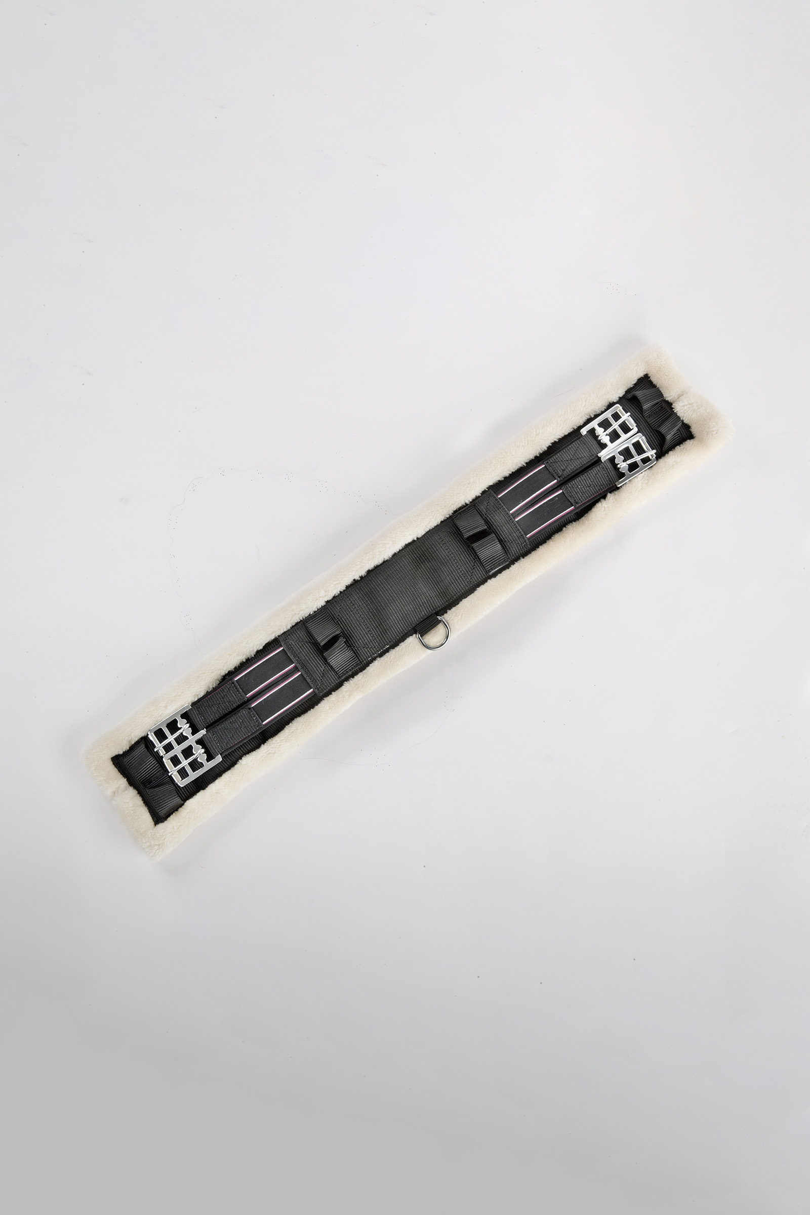 USG Popręg ujeżdżeniowy nylonowy z podszyciem z futra syntetycznego