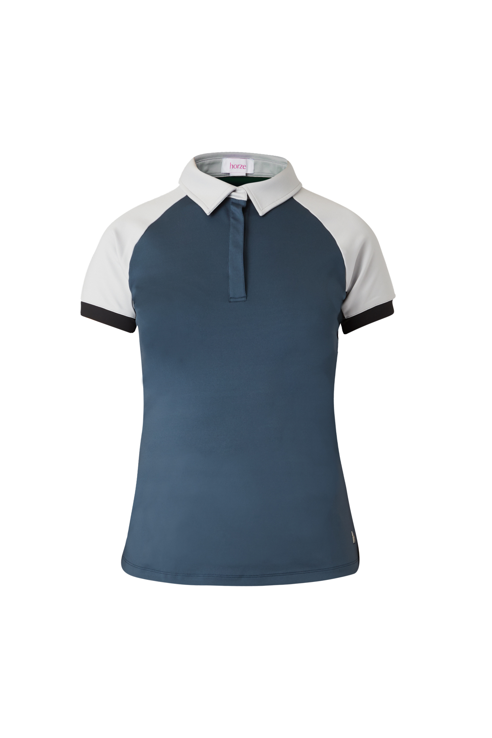 Obscure Night Blue/ Pebble Grey Horze Laura Damska koszula treningowa