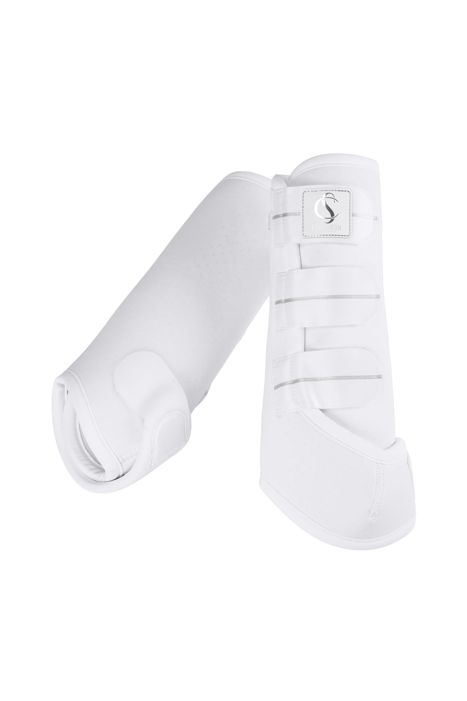 white Eskadron Classic Sports SS25 Pro Dressage ochraniacze skokowe, tylne