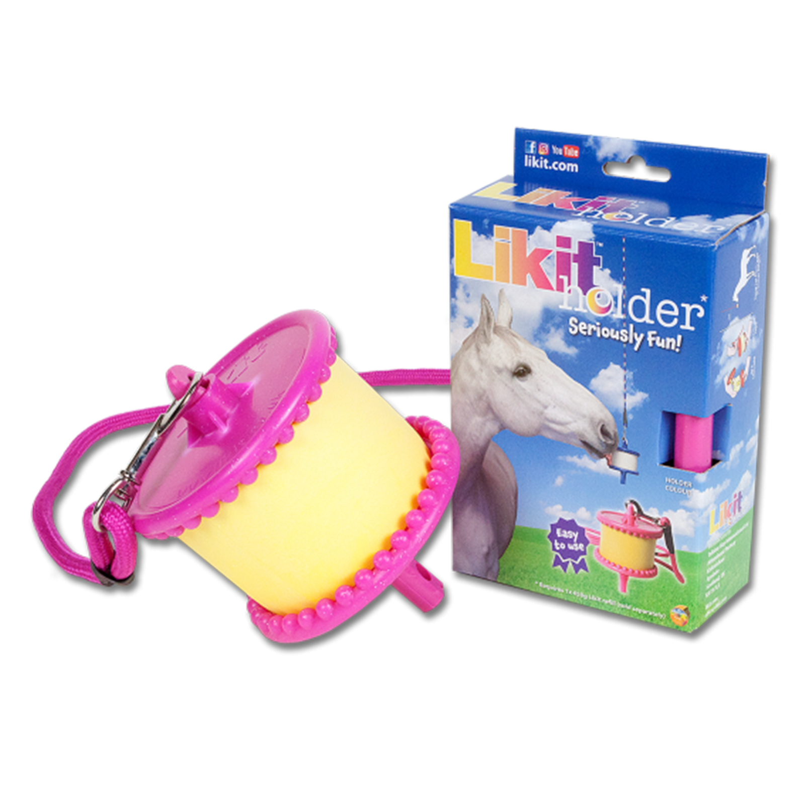 Pink Uchwyt na lizawkę Likit Holder