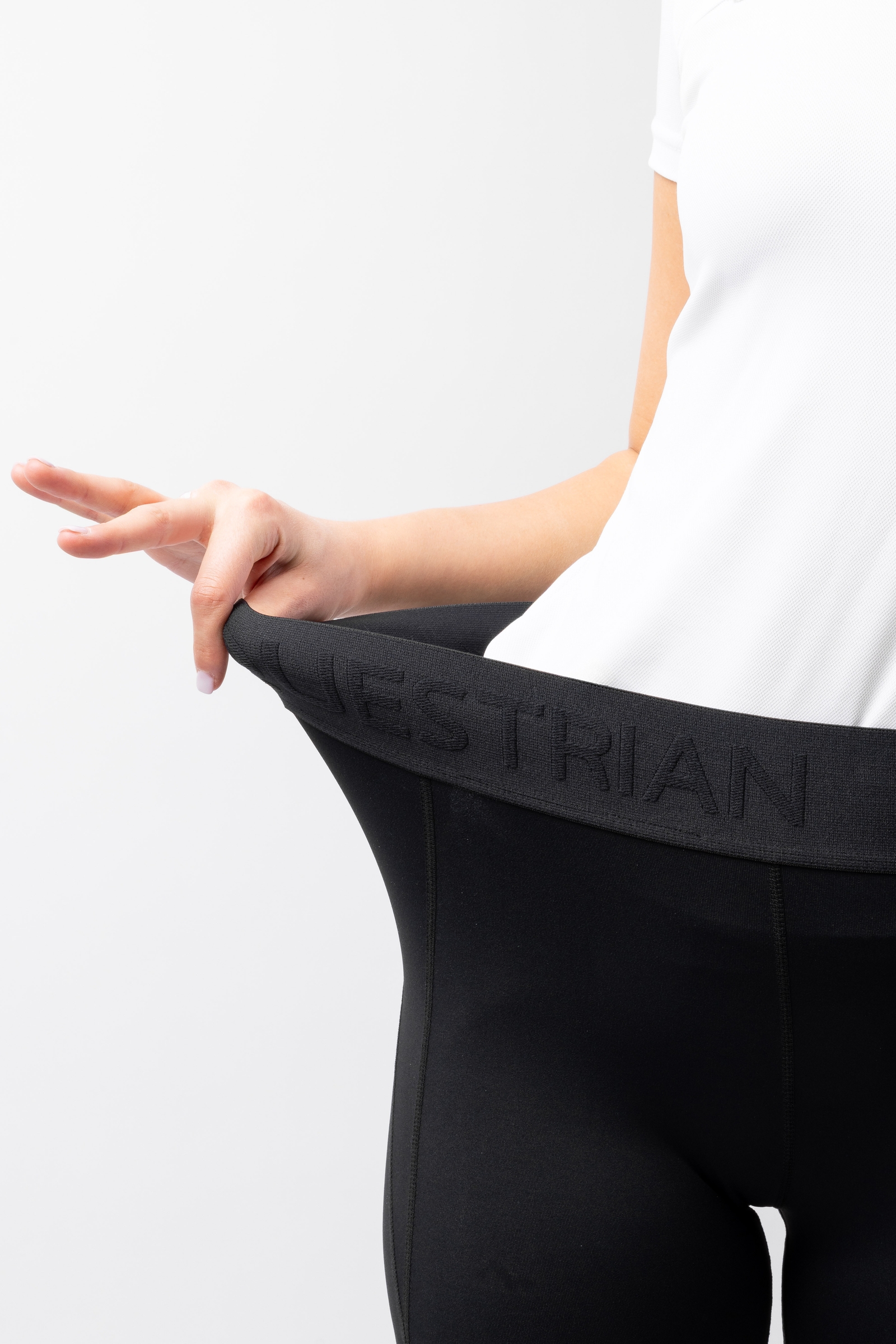 Legginsy damskie z pełnym lejem silikonowym Horze Madison