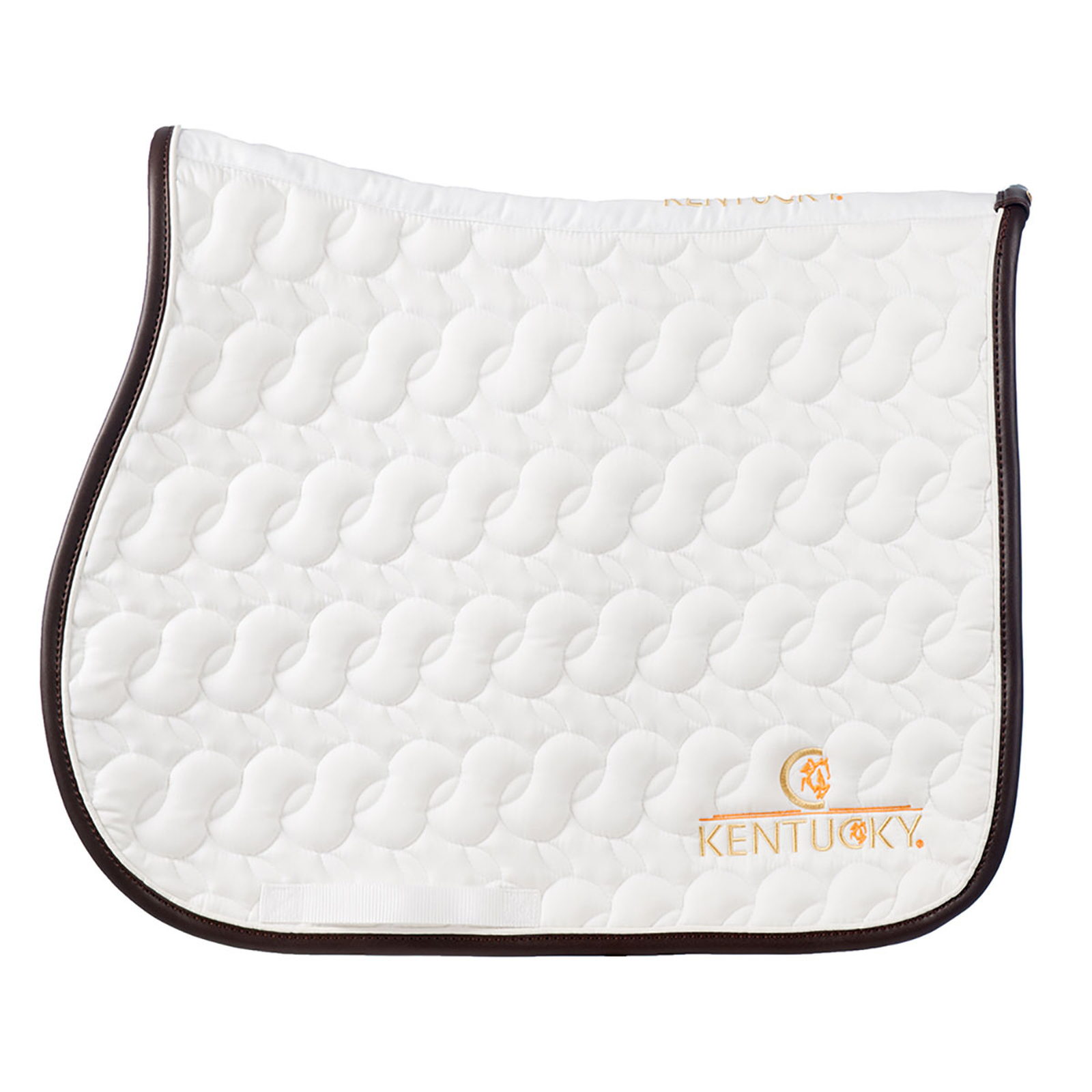 White/White/Brown Czaprak Kentucky Horsewear Absorb