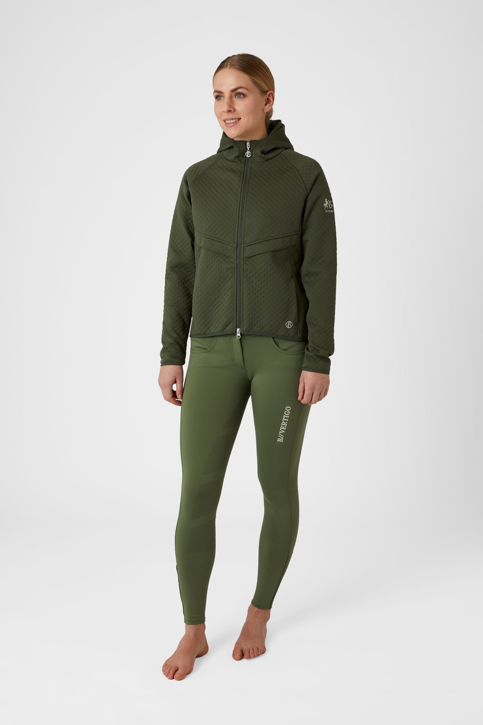 B Vertigo Norah Damska kurtka z kapturem z tkaniny scuba