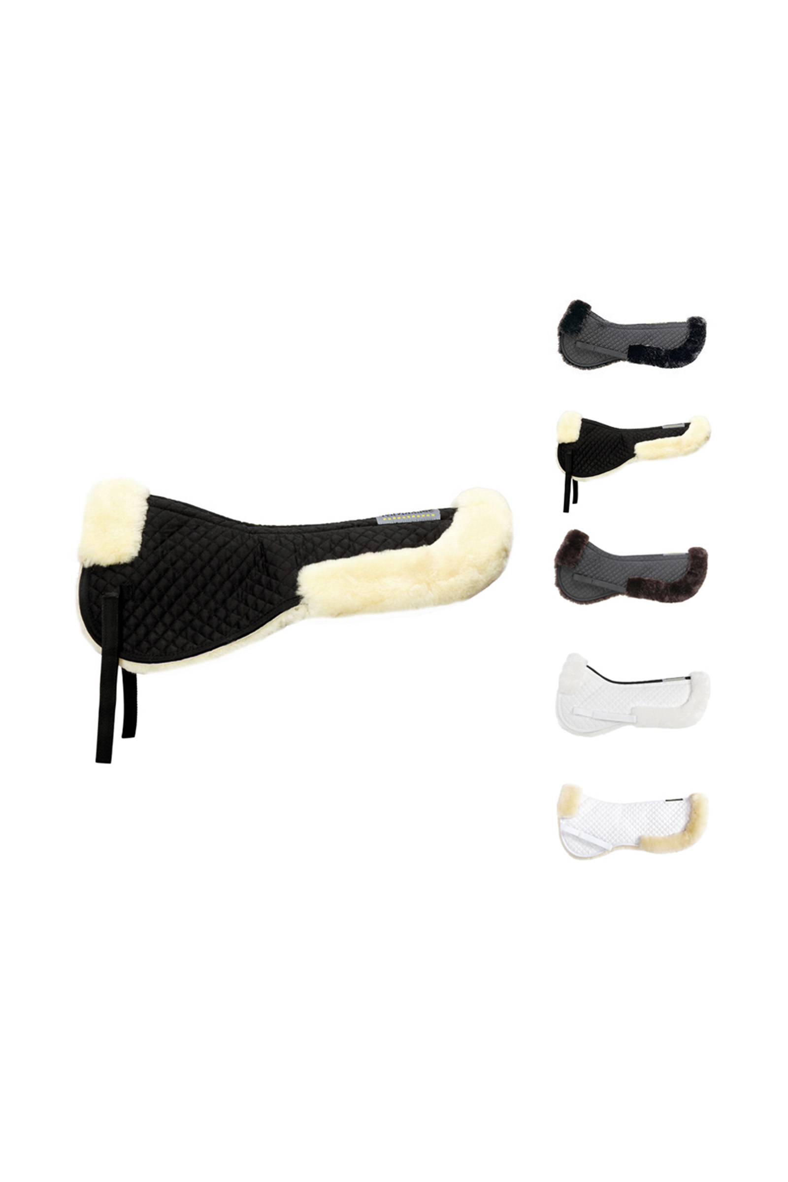 Podkładka Kavalkade Lambswool z rondem z tyłu, wełna jagnięca