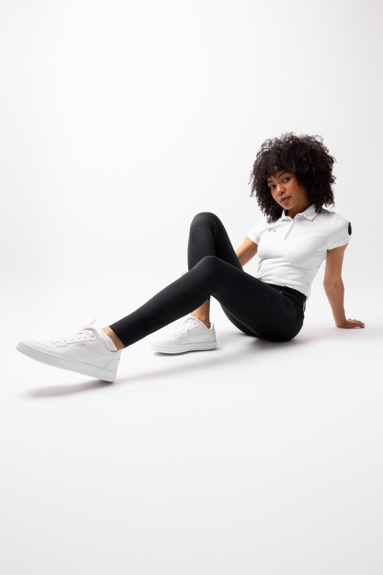 Horze Sophia damskie legginsy z pełnym lejem  