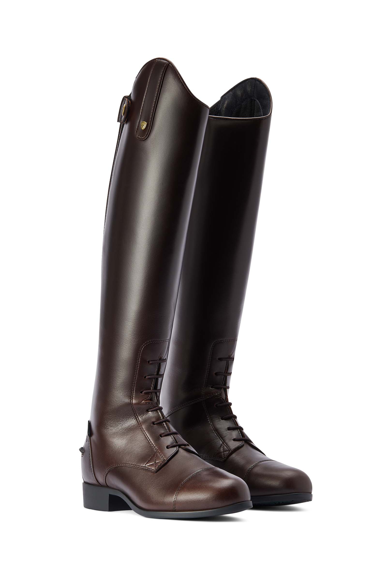 Chocolate Brown Ariat Heritage Contour II H2O Damskie ocieplane buty jeździeckie