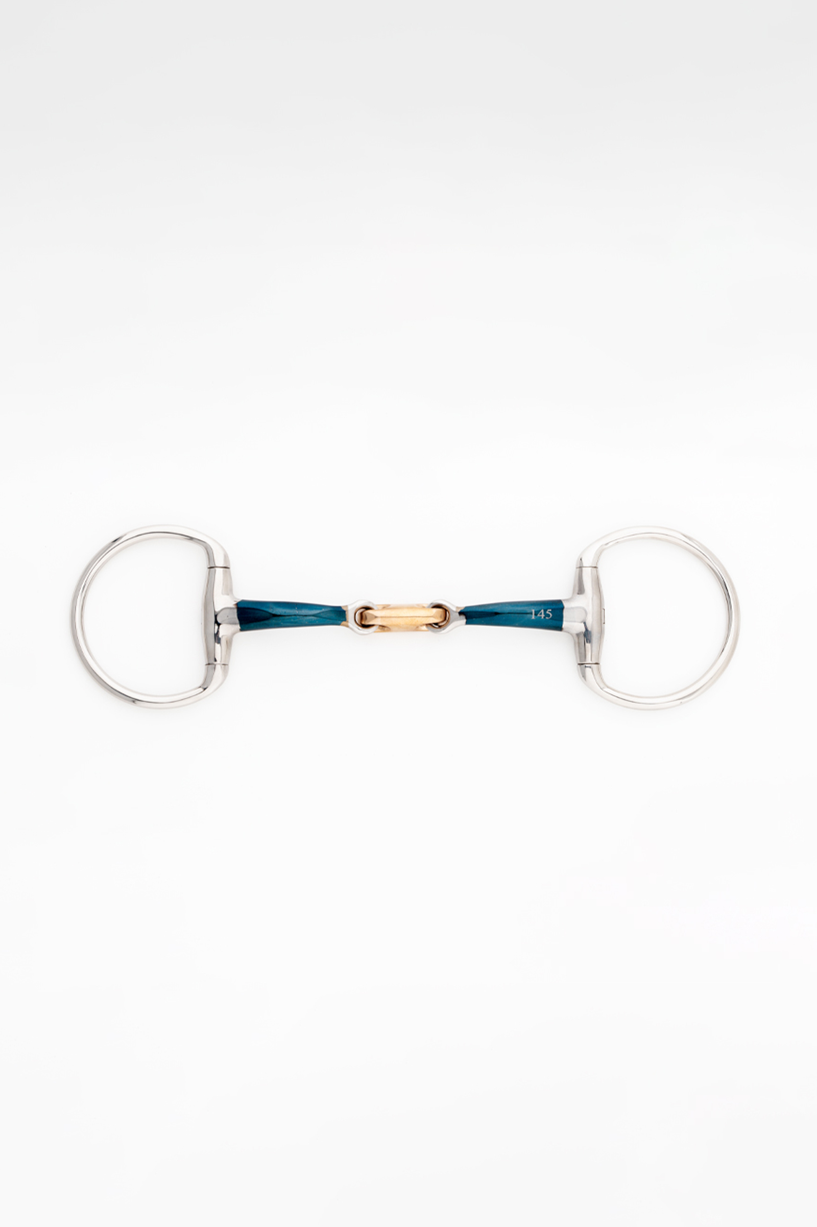 Kavalkade ergonomiczne wędzidło oliwkowe, podw&oacute;jnie łamane, 14 mm